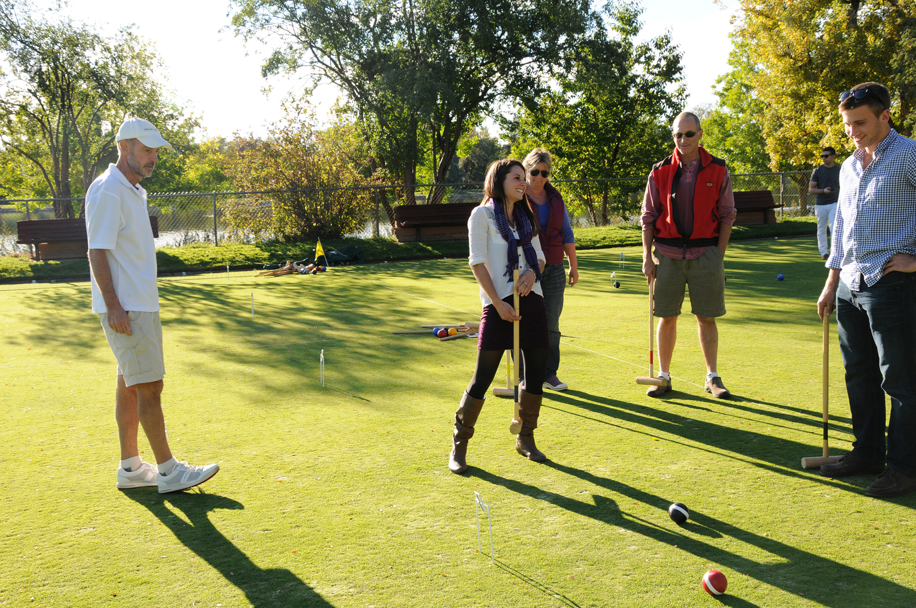 Croquet tournament at Lagrano party