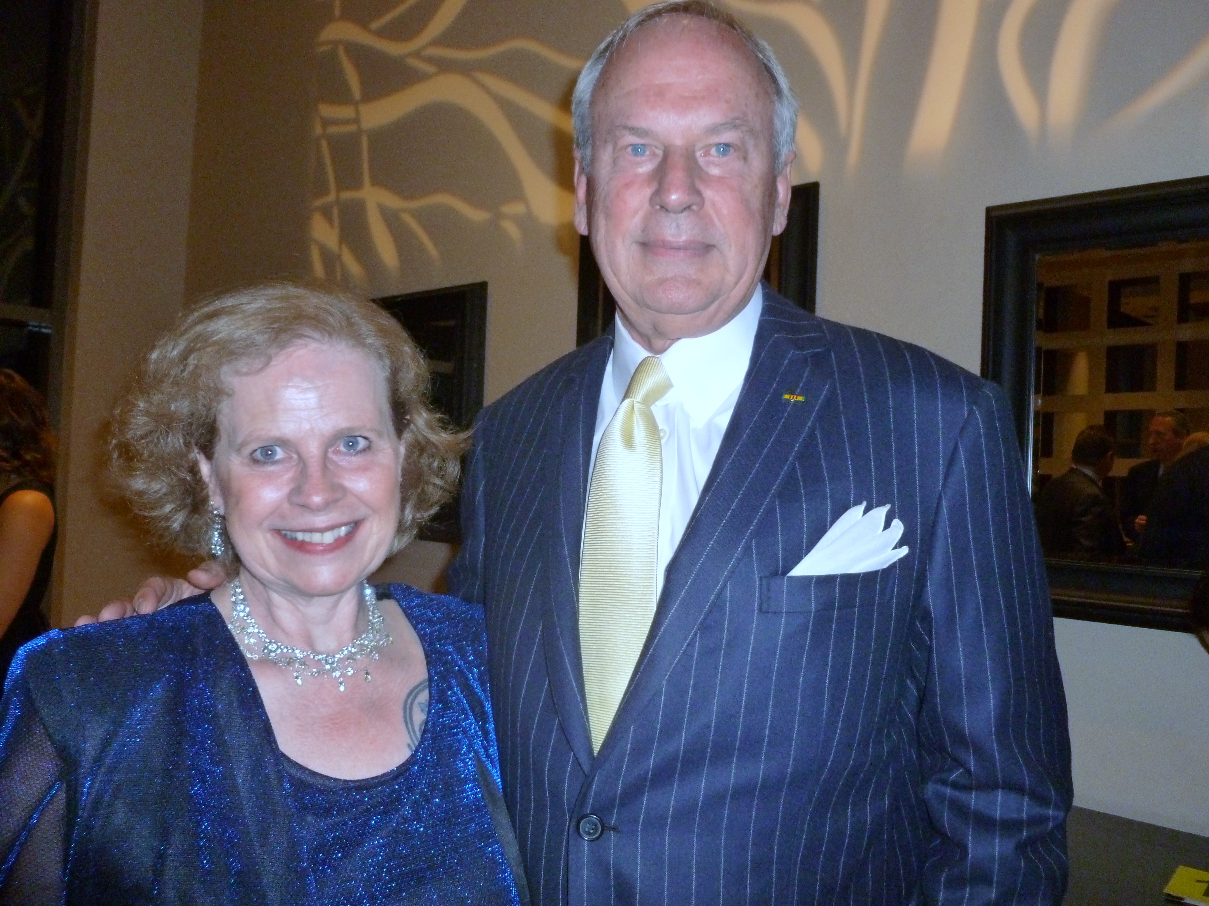 Diane Smith and John Vaught, president of the Denver Bar Association