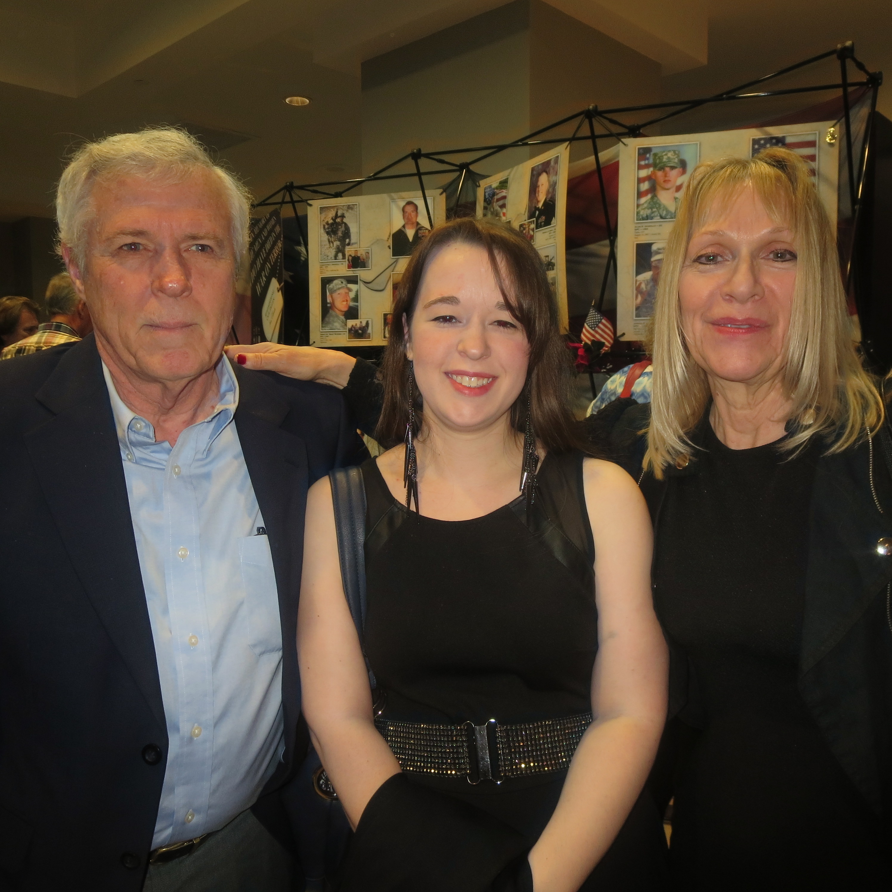 L to R Bill, Kathryn & Kathy Gates