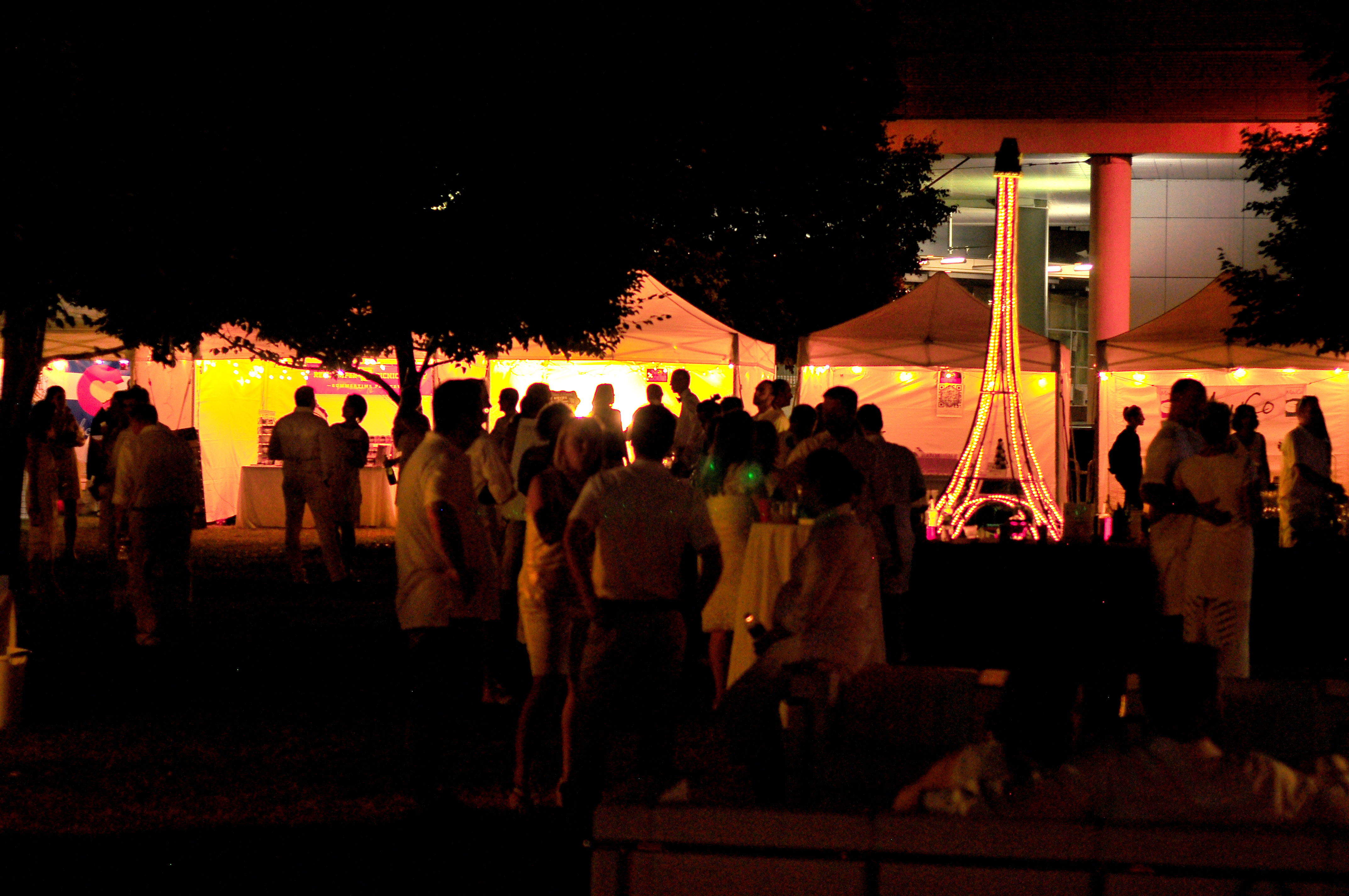 Vendor booths provide a variety of tasty treats