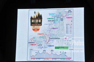 The 2016 Ride the Rockies Route Map