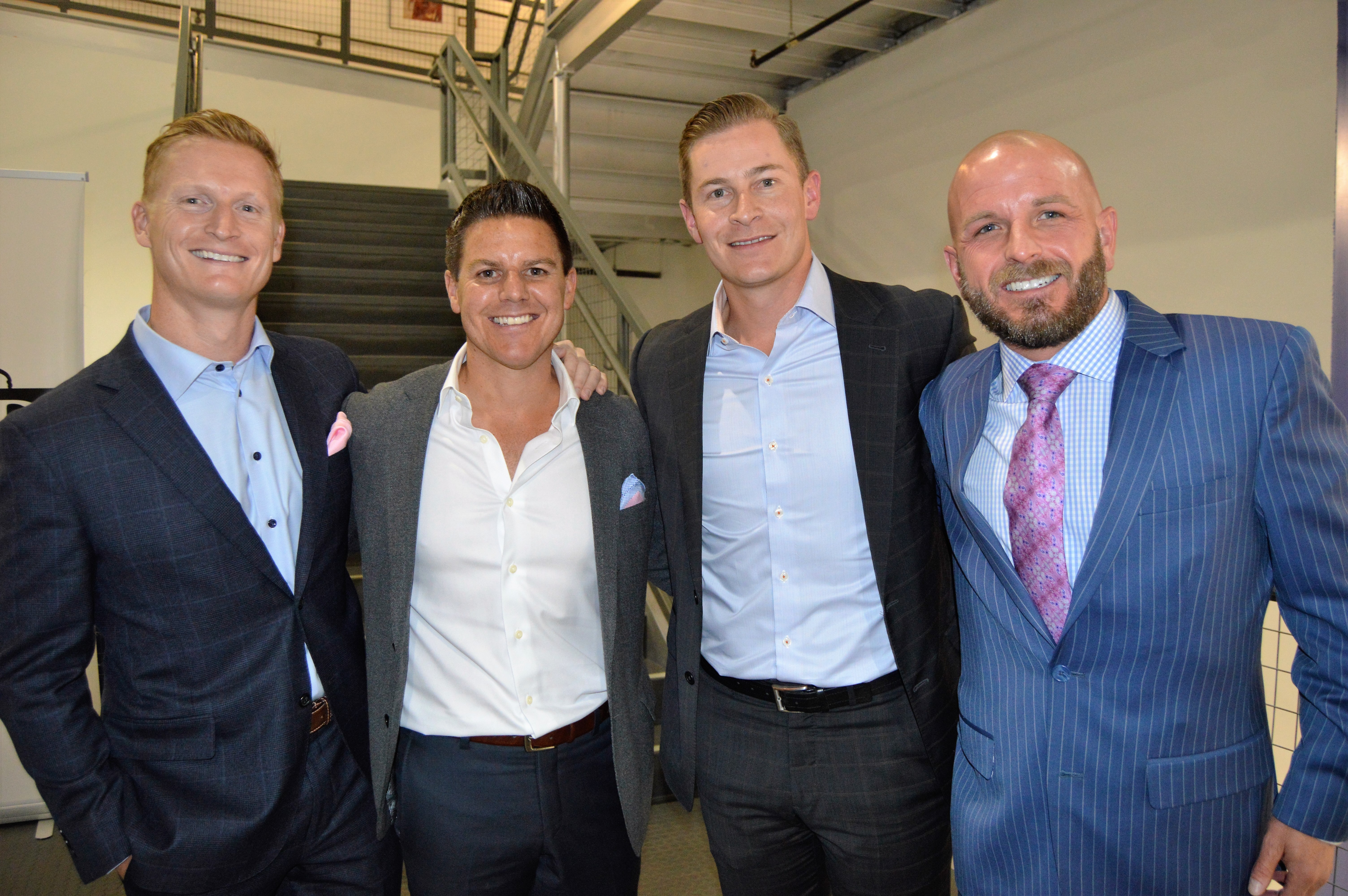 (l to r) Committee members Robert Statton, Euan Graham, Walker Monfort