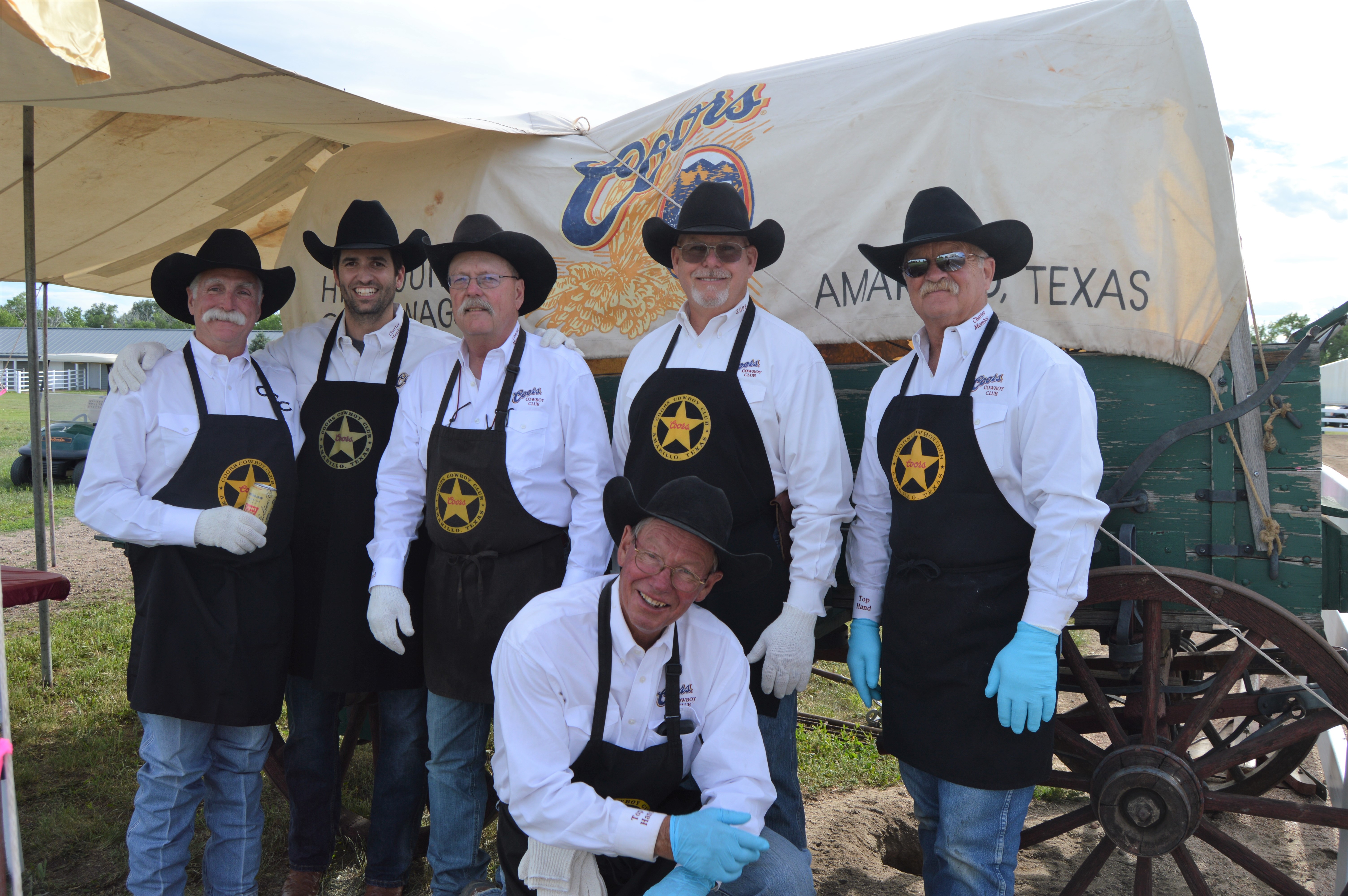 Coors Cowboy Club "Chuckwagon Crew" traveled to the event from Amarillo