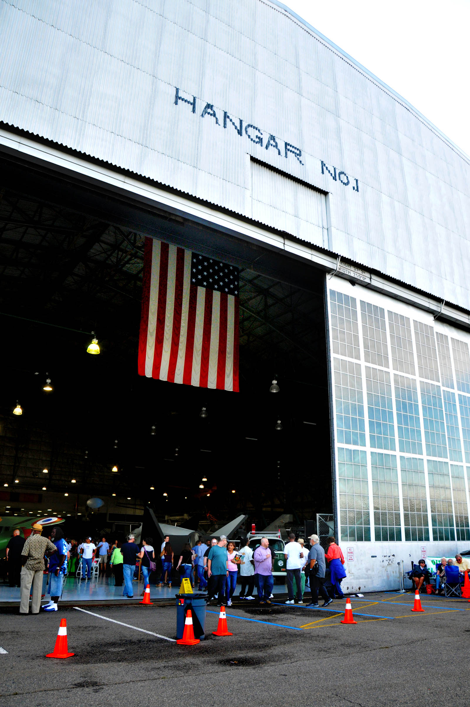 The Hops in the Hangar attracted more than 800 guests (inside and outside)