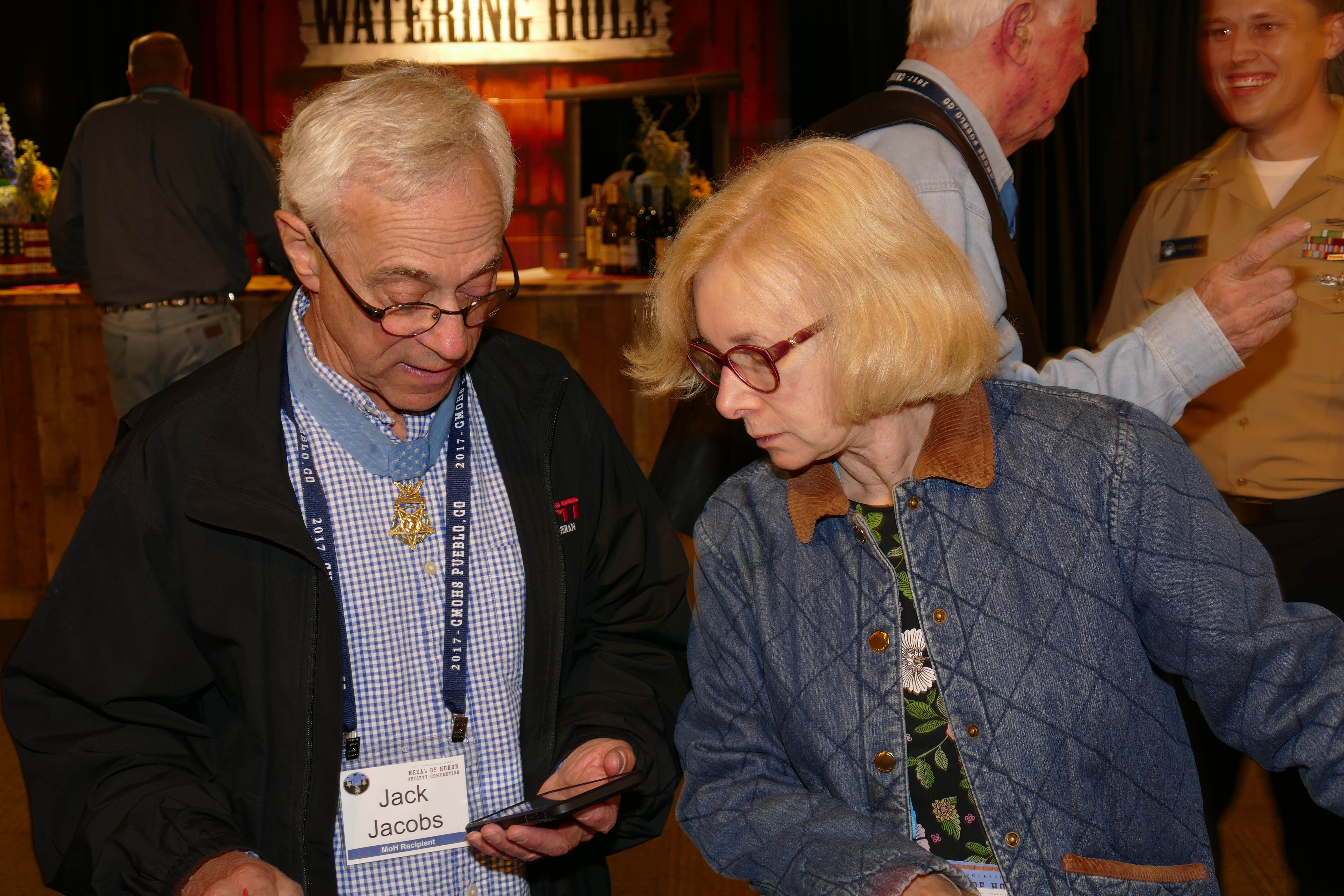 Recipient Jack Jacobs and his wife Sue