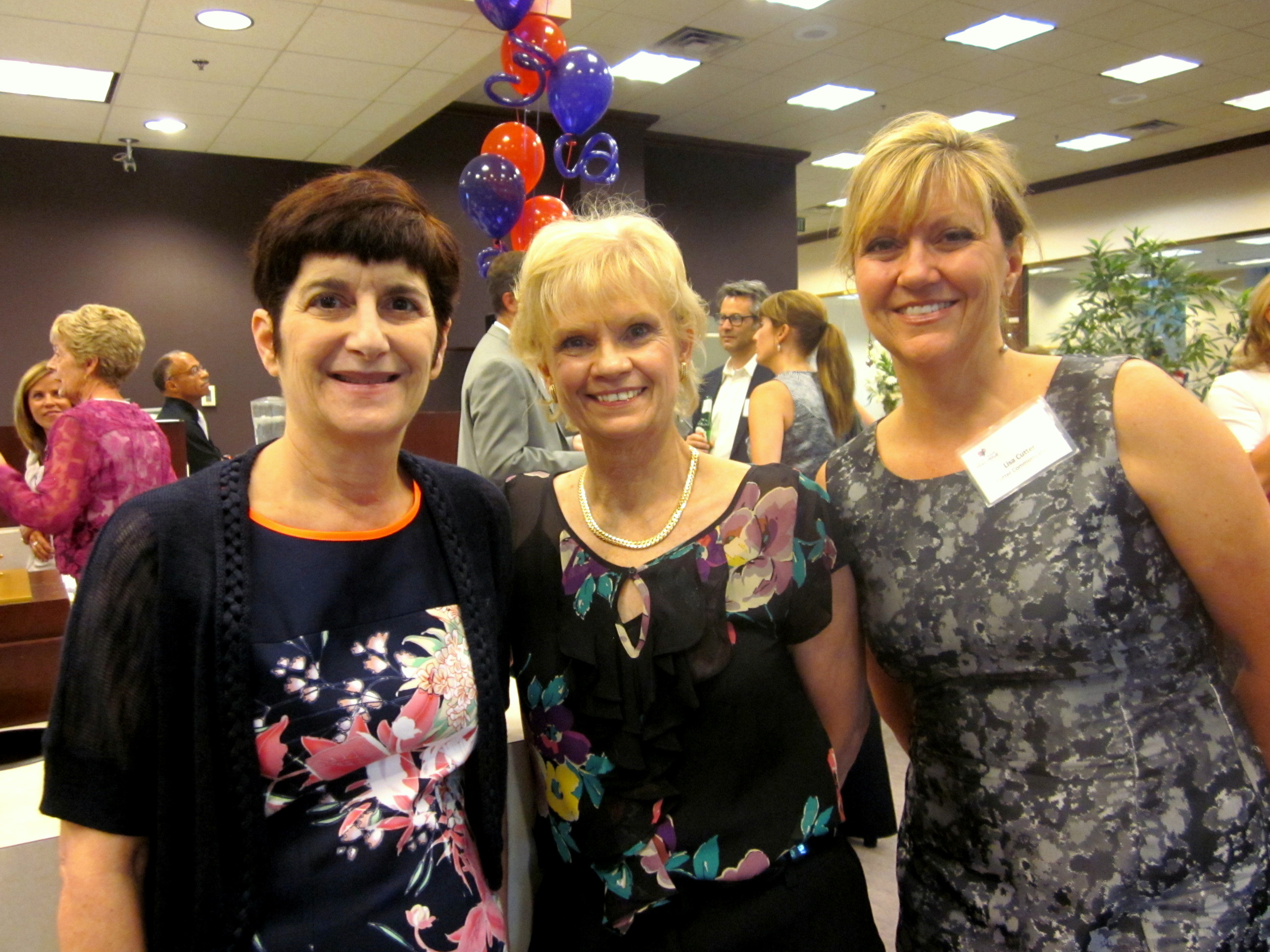 Laura Daily, left, Lyn Shaffer and Lisa Cutter