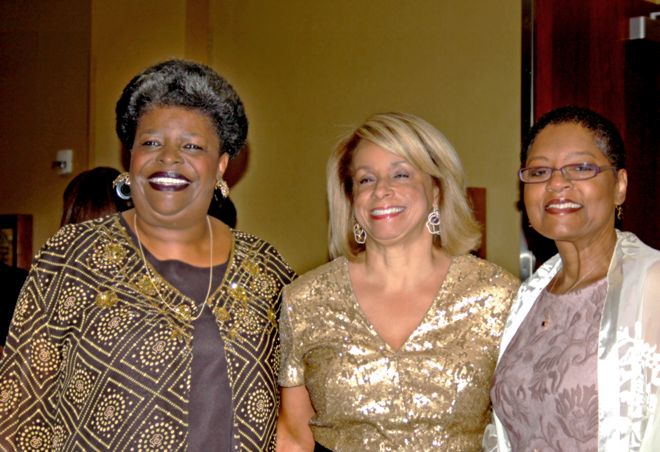 Julie Gayles, Honorary Co-Chair Janet Adams and Roz Alston