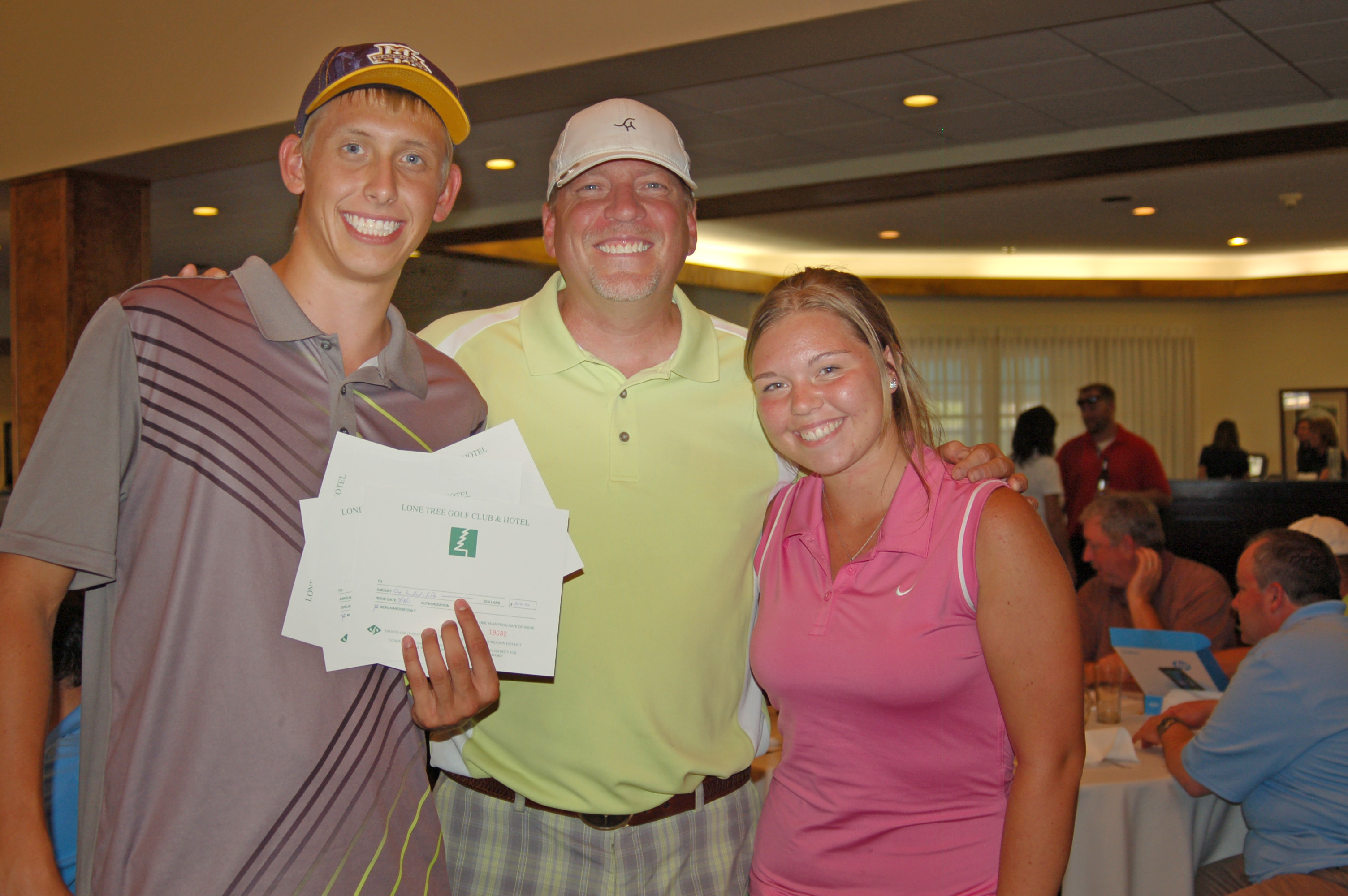 Champ of the Day: Winner Justin Quinette, Father Bob Quinette with ...