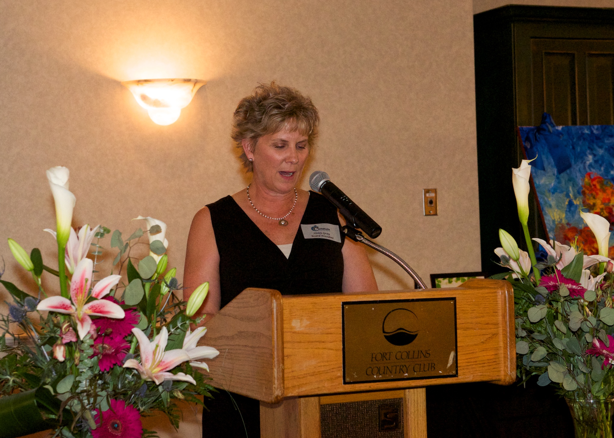 Helen Gray, board president