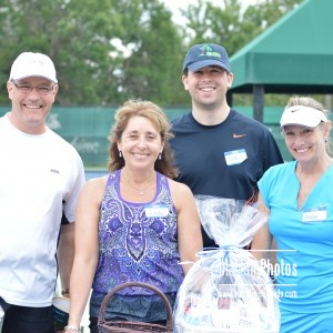 From left, Ryan Brewer, Linda Pinkul, Justin Pinkul and Anne Pielage of Coldwell Banker