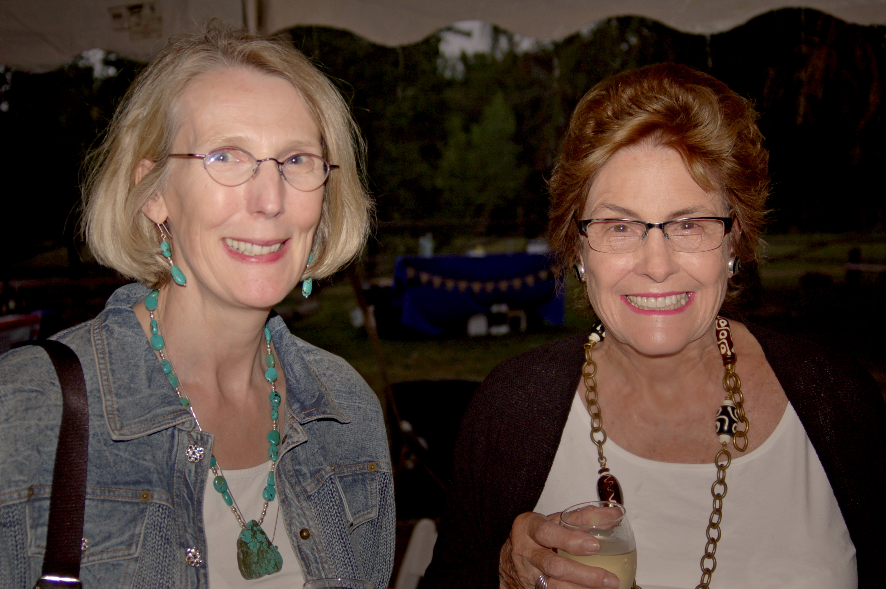 Susan Trickett and Pam Beardsley