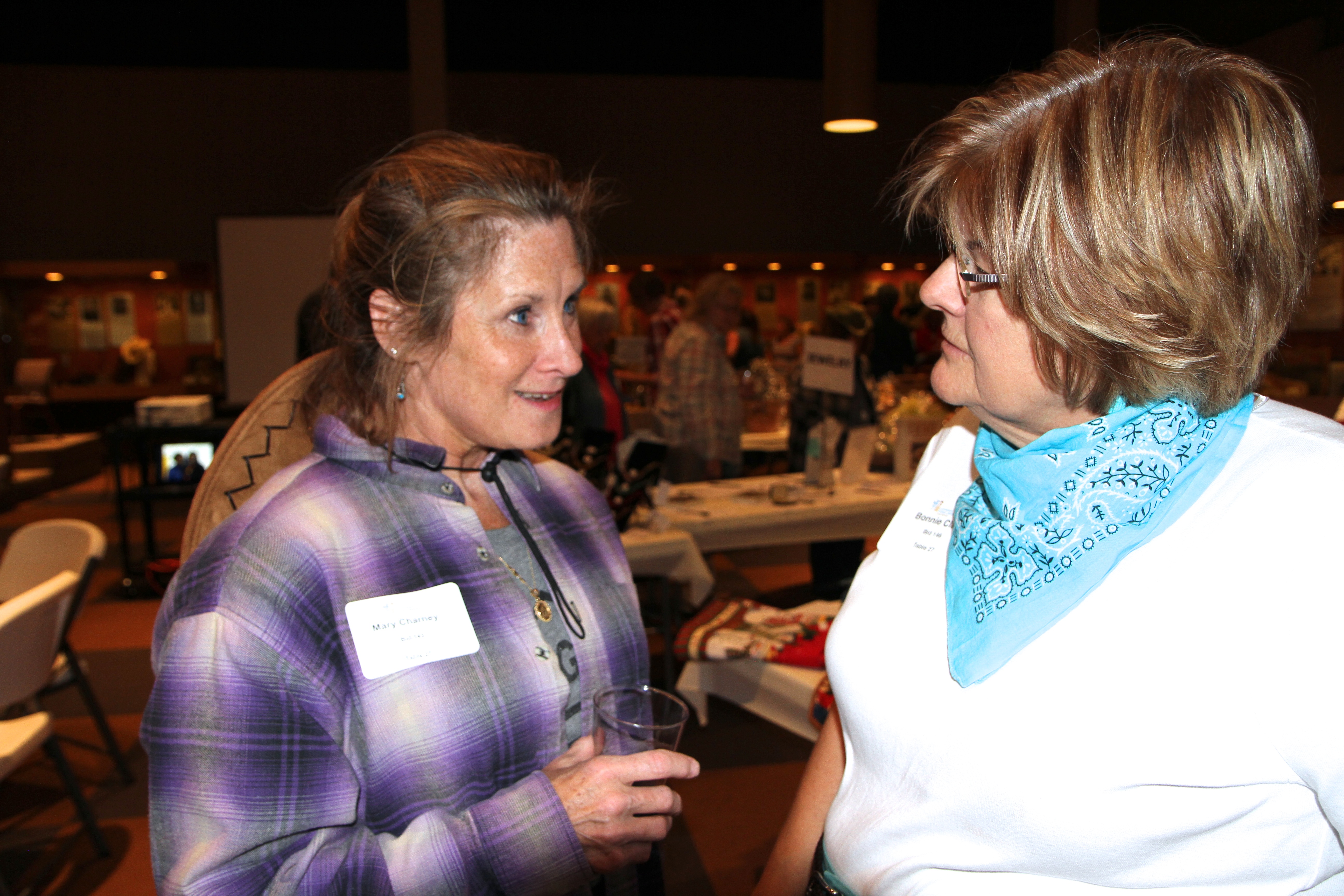 Mary Charney, Left, And Bonnie Clark