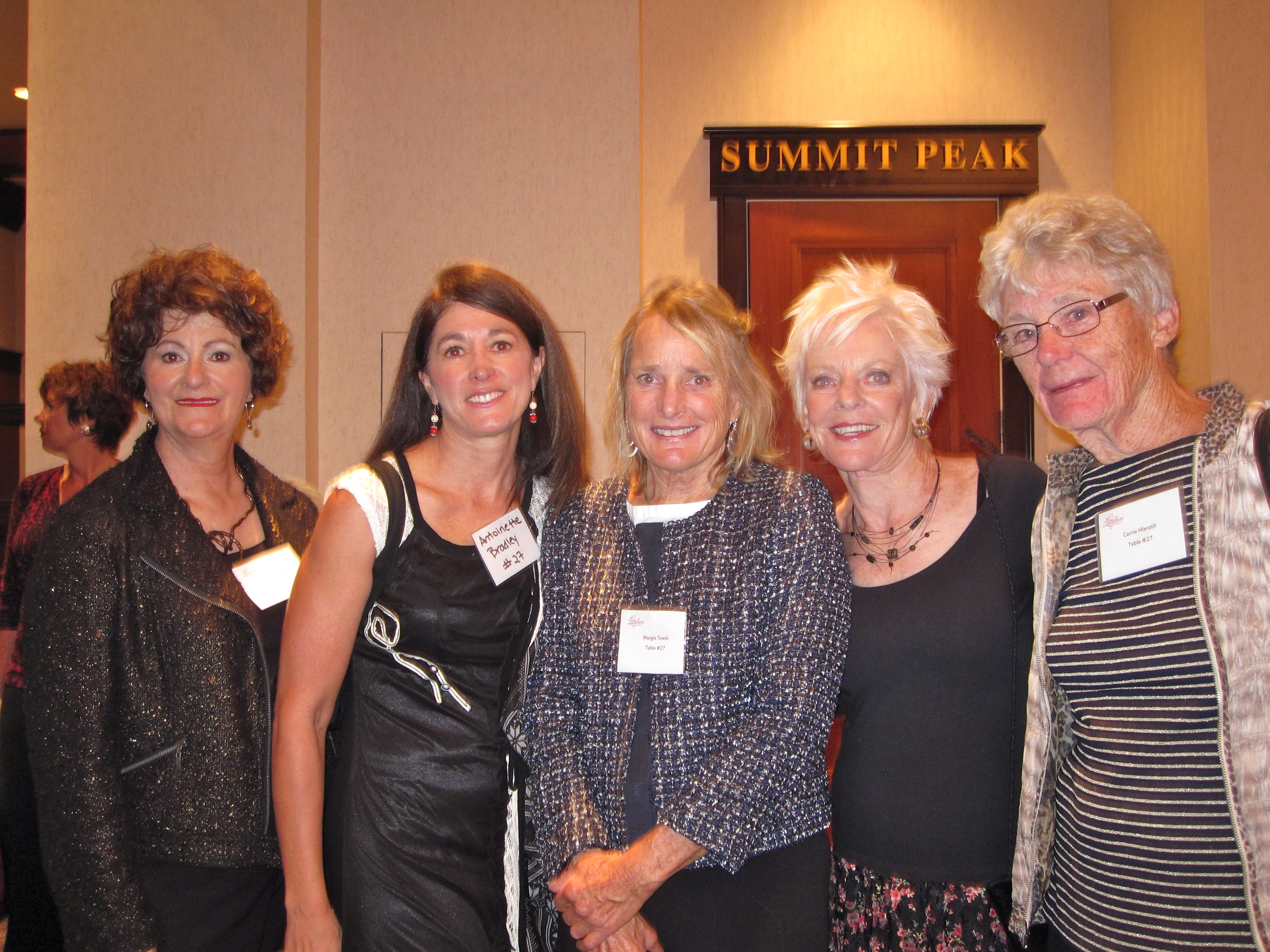 L to R: Carol Jandrlich, Antoinette Bradley, Margie Towle, Claire Buhl ...