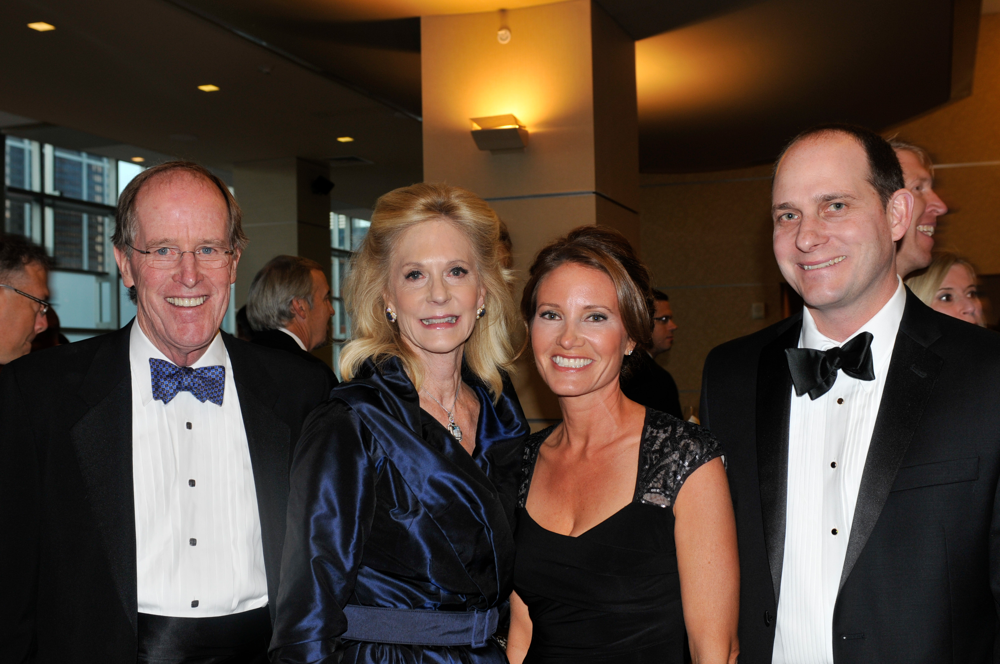 Major sponsors Ron and Cille Williams, left, with Melinda and Andrew ...