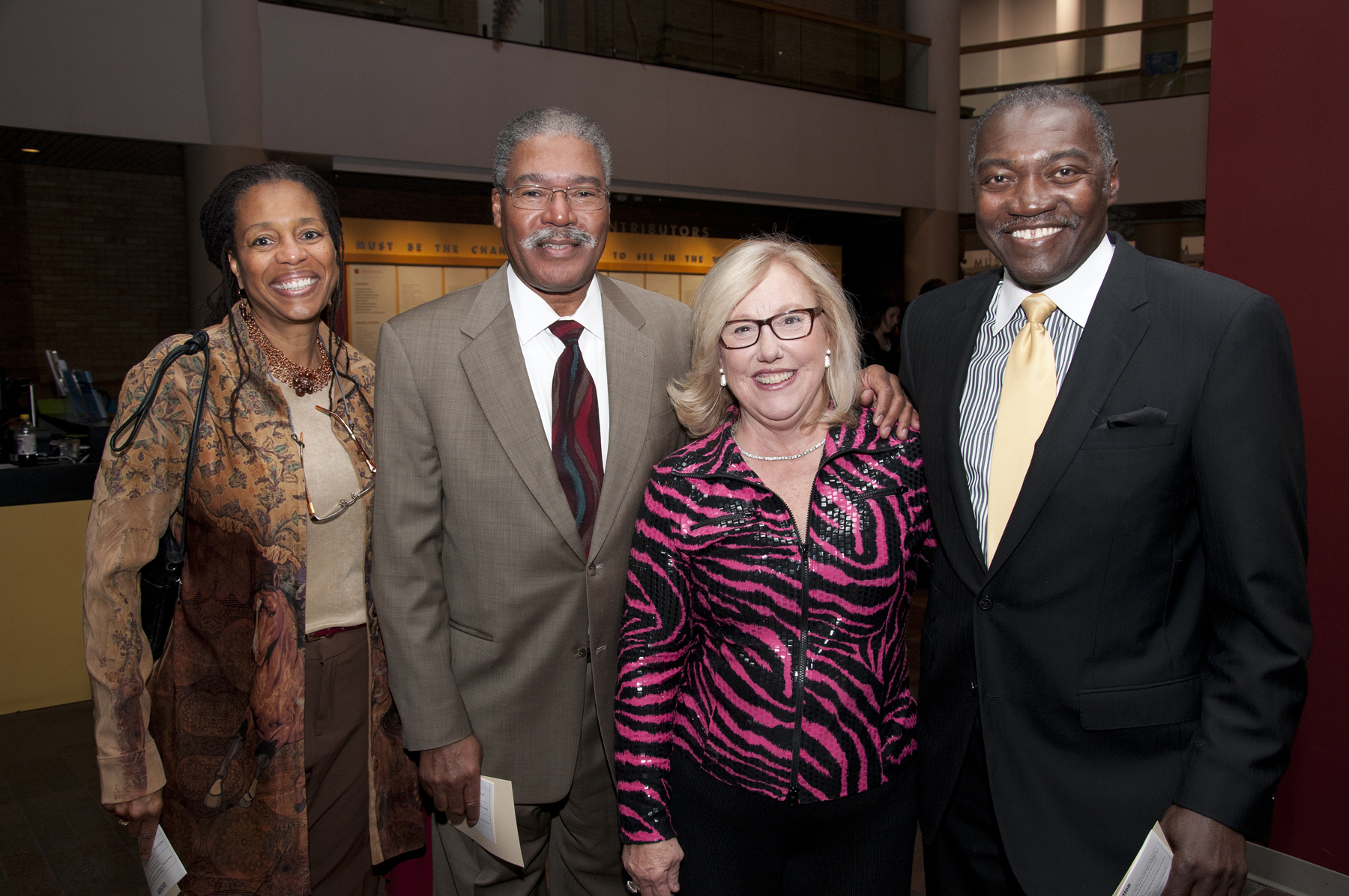 Leneta and Grant Jones, Barbara Grogan, Eula Adams