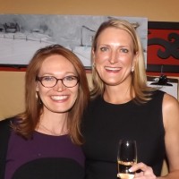18. Jillian Gibbs with Cynthia Treadwell board member for Platte Forum at their Carmine’s on Penn dinner & auction