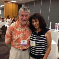 3. HYM Artist-Writer Ken Elliott with a fan of his book Manifesting 123