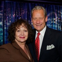 32. Nancy Koontz w HYM Mayor Doug Tisdale the emcee for the Huntington’s Disease Foundation event at Lannie’s Clocktower Cabaret