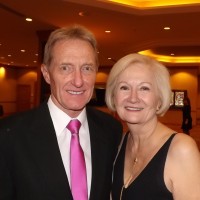 43. Nancy Koontz’s hubby Bob with HYM Diane Wengler at the Komen Denver Pink Tie Affair for Breast Cancer