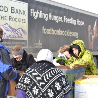 Food Bank of the Rockies distributes food to low-income families