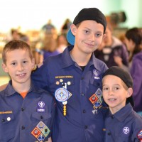 Michael, Tyler and Turner of Boy Scout Troop 675