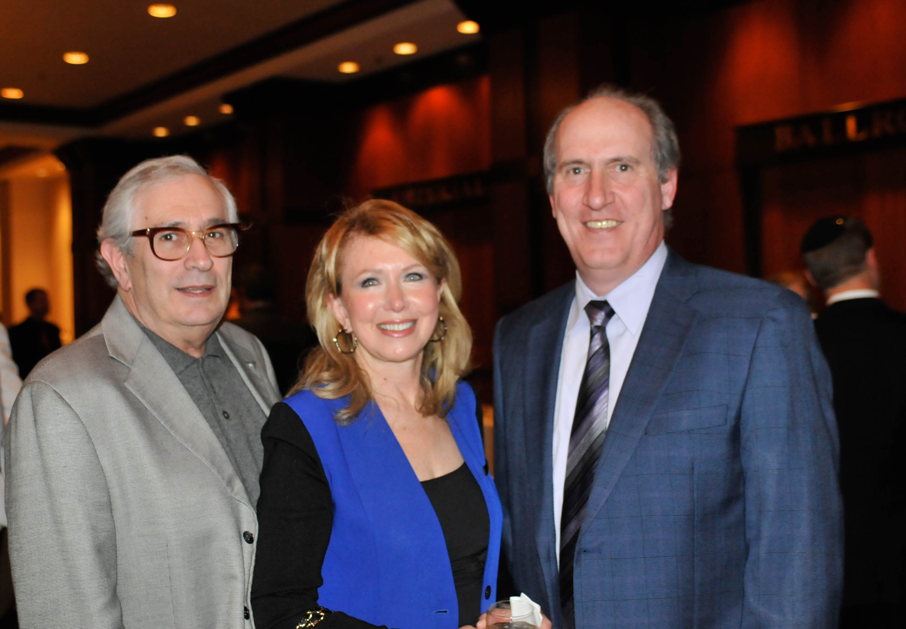 Gene and Lee Kay, left, with Stuart Senkfor