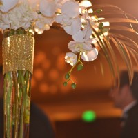 Lovely centerpieces at the Ritz Carlton in downtown Denver
