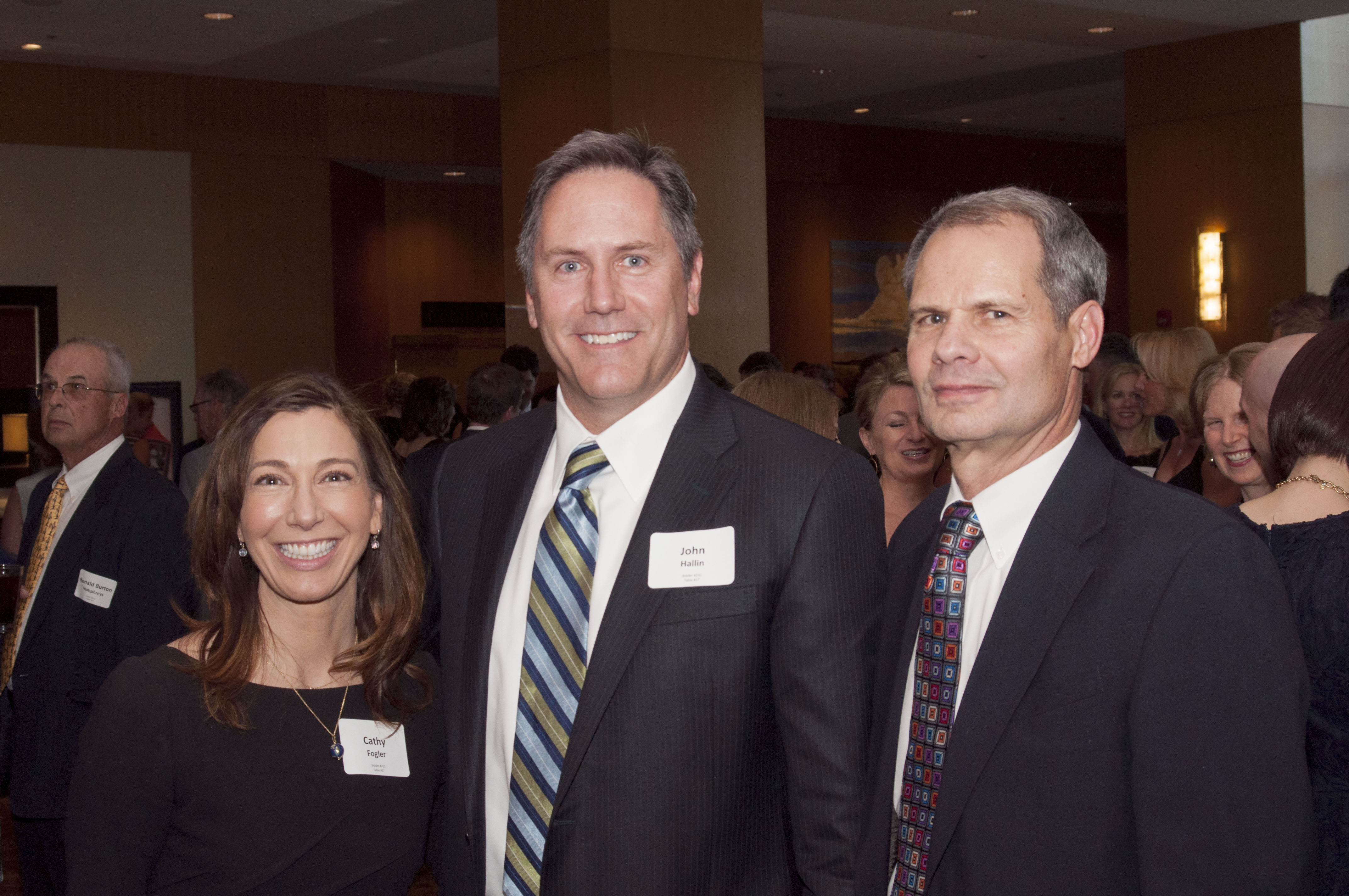 Cathy Fogler, John Hallin, Gary Ross