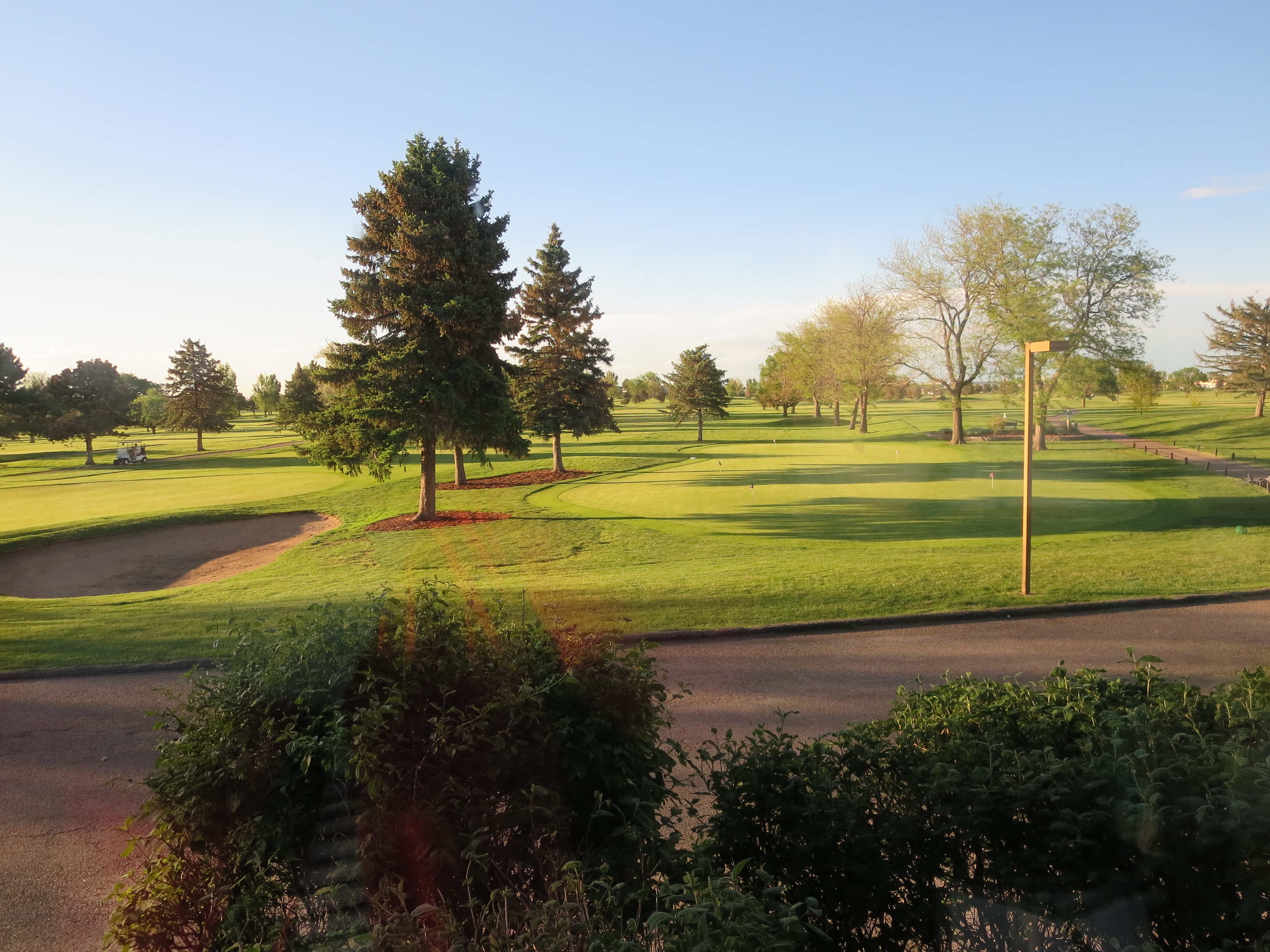 Park Hill Golf Course from the dining room