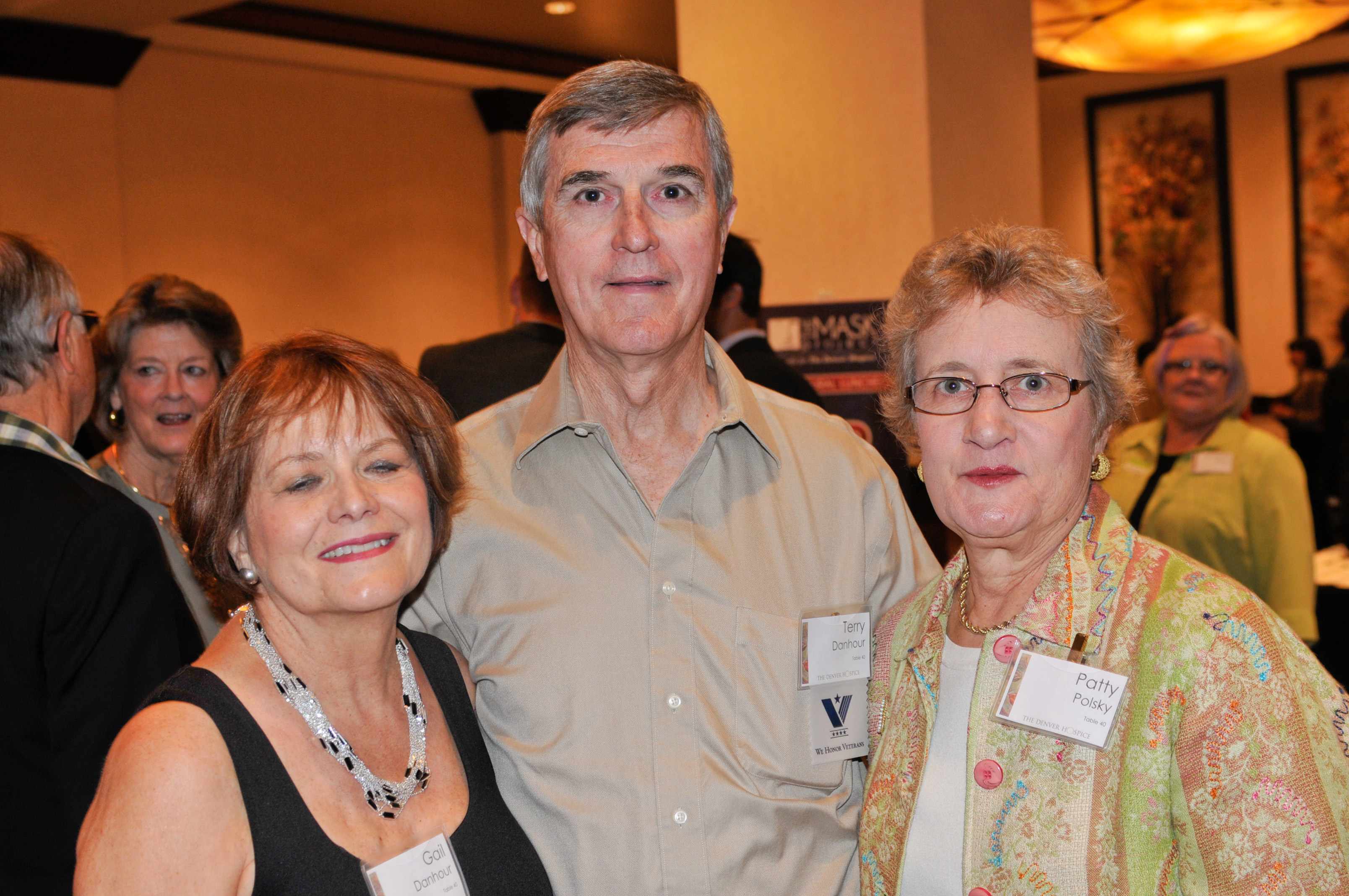 Gail and Terry Danhour, left, and Patty Polsky