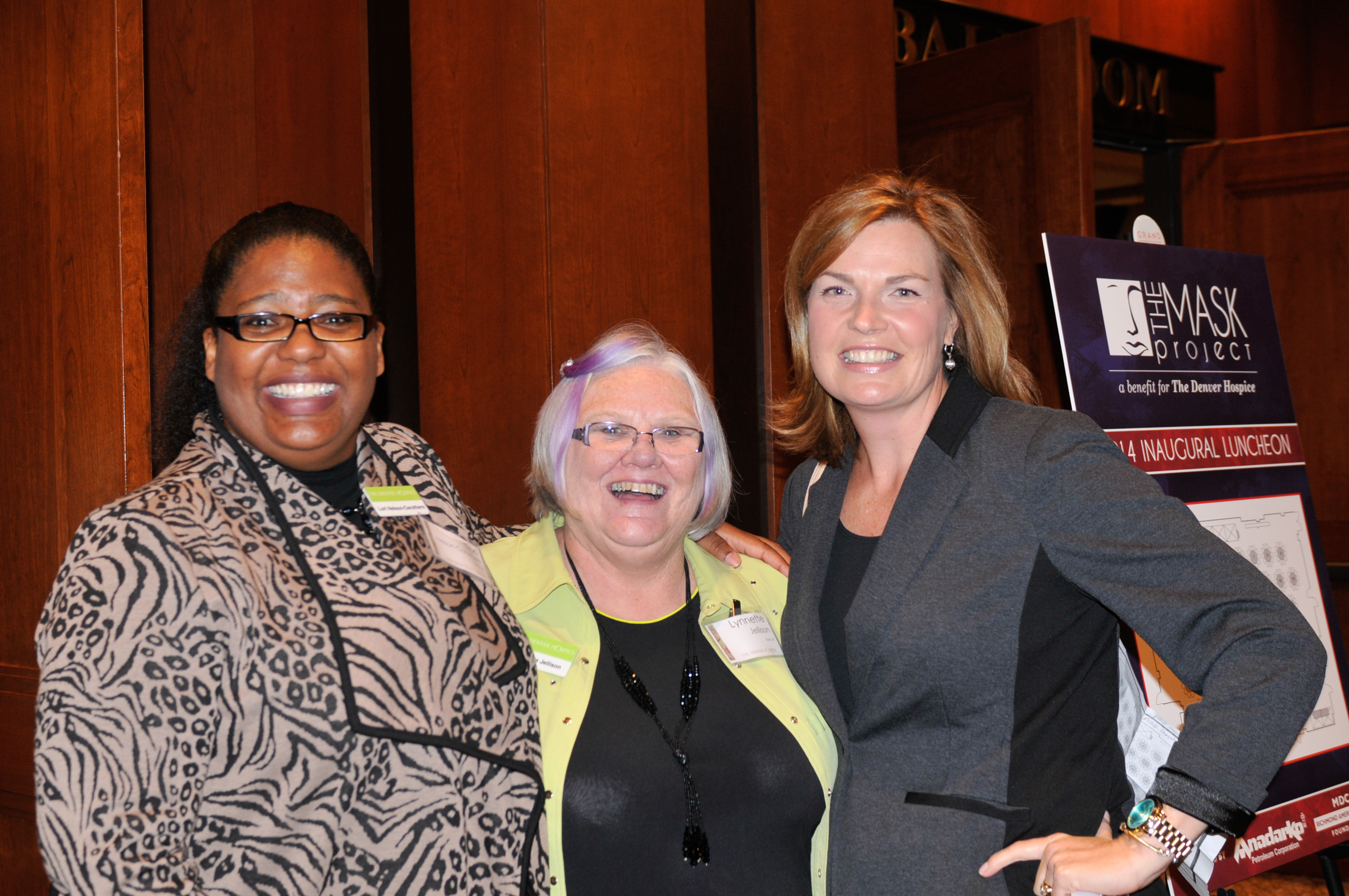 Lori Nelson-Carothers, left, Lynnette Jellison and Ona Wigginton