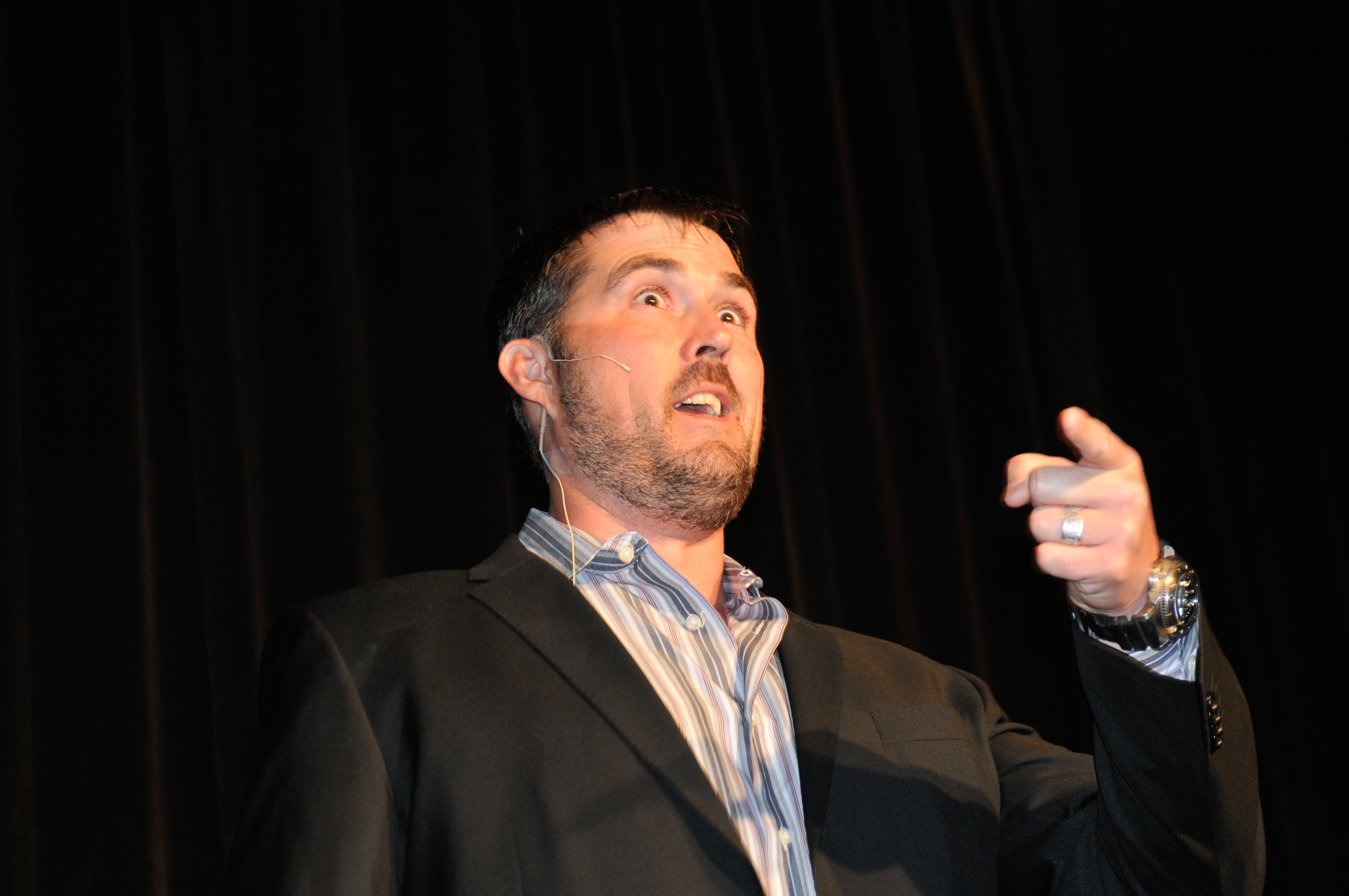 Marcus Luttrell makes a point