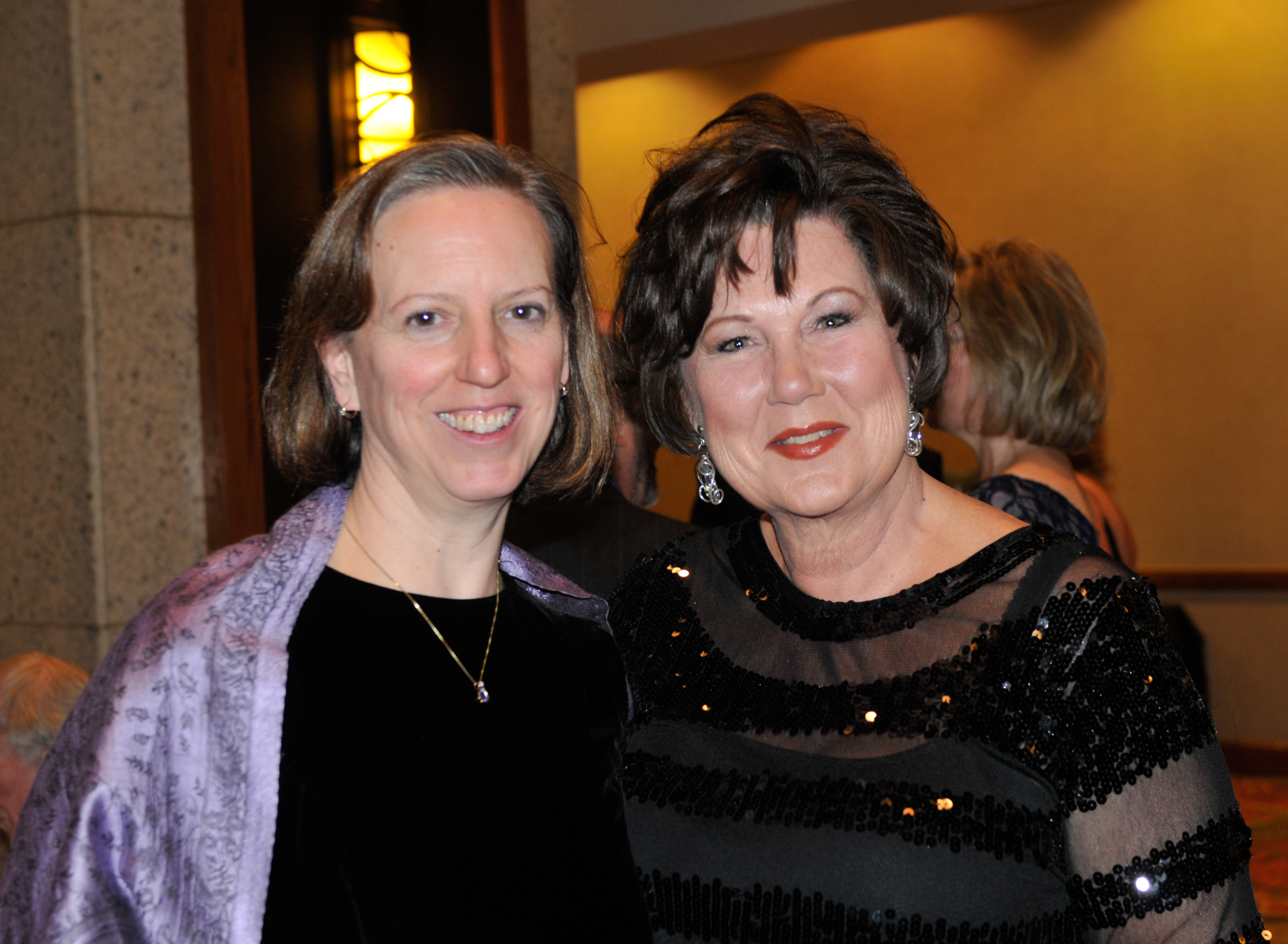 Meg Williams, left, and Carla McElroy