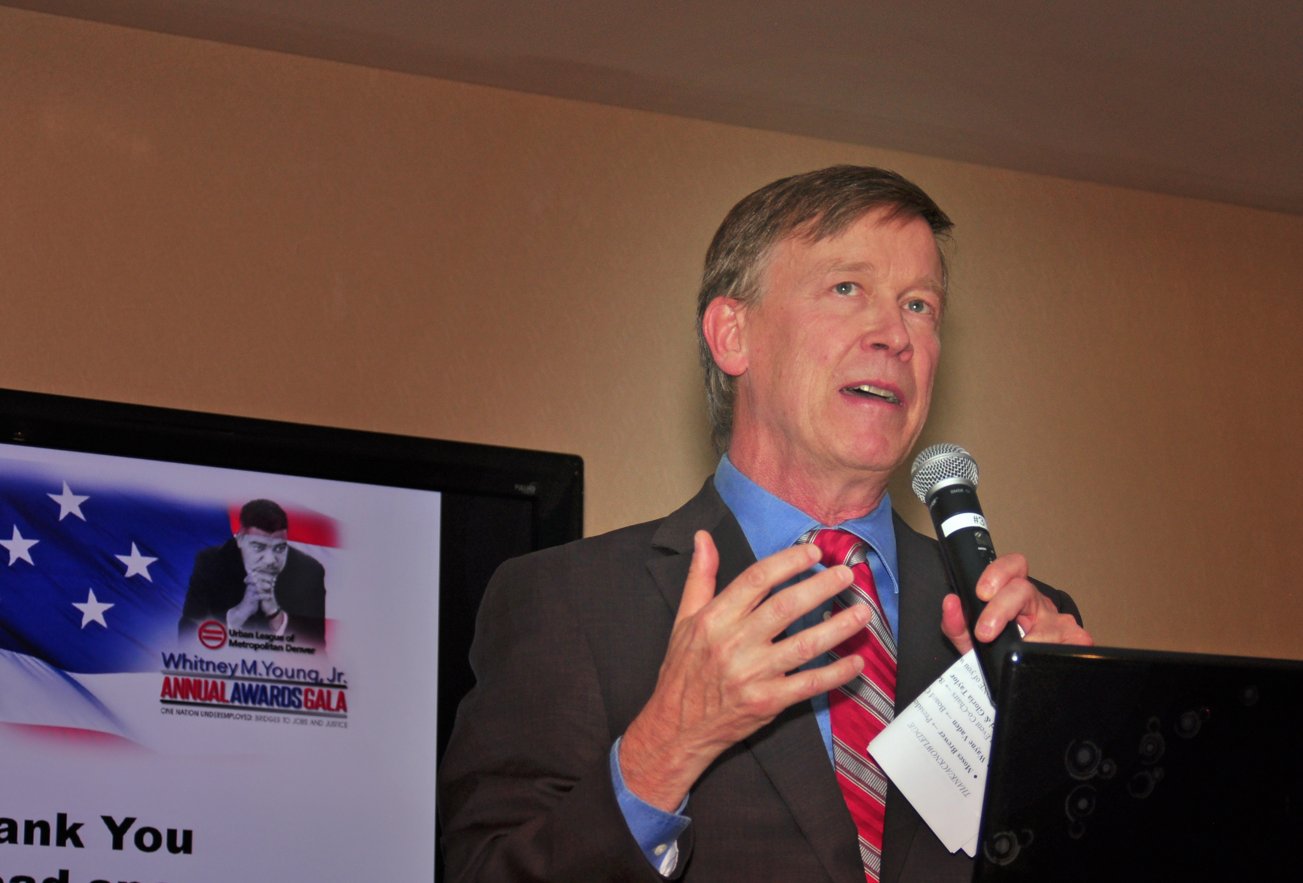 Gov. John Hickenlooper guests