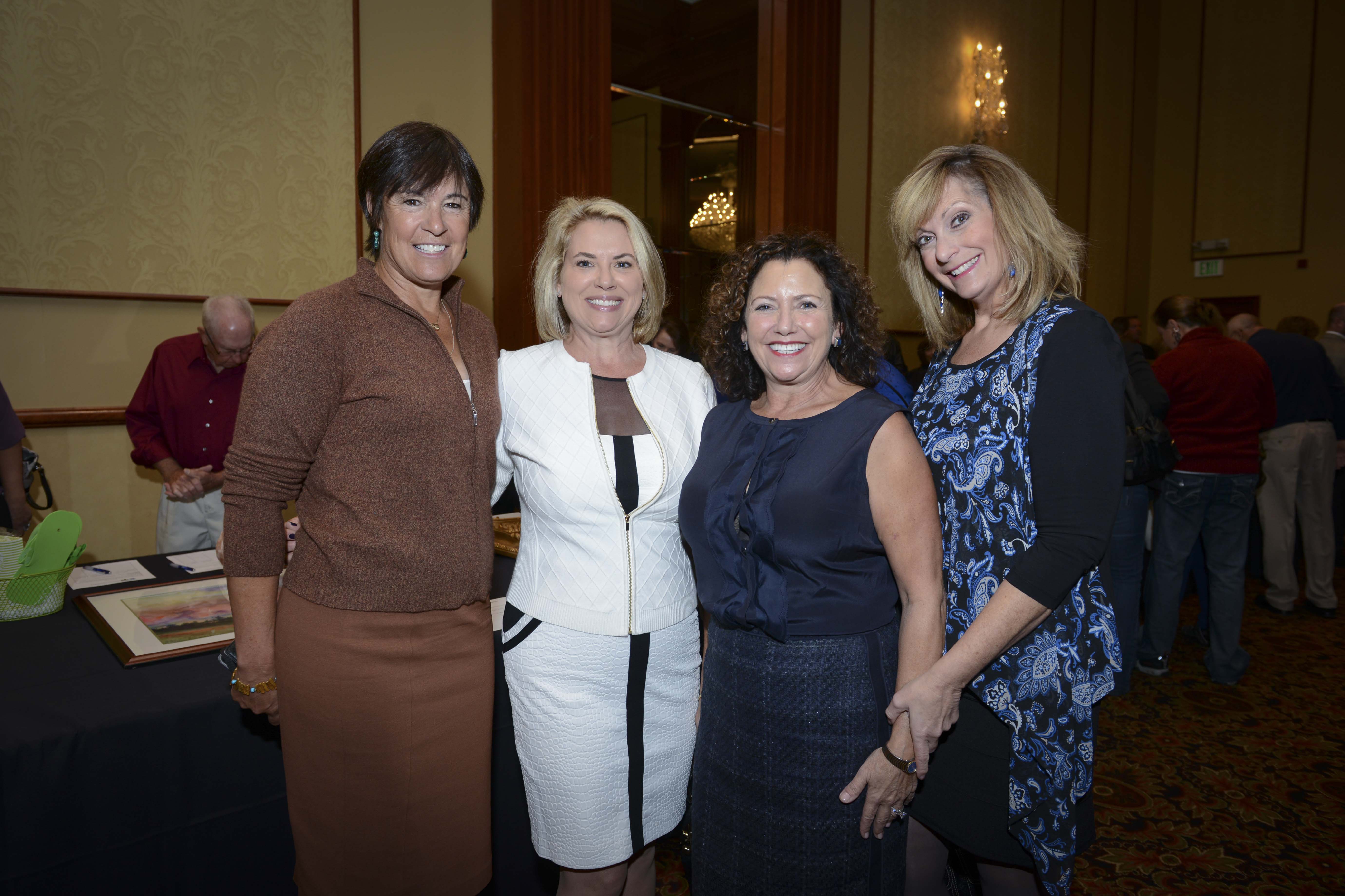 Nancy Alterman, left, with Denise Damian, Abbe Pensack and Mitzi Townshend