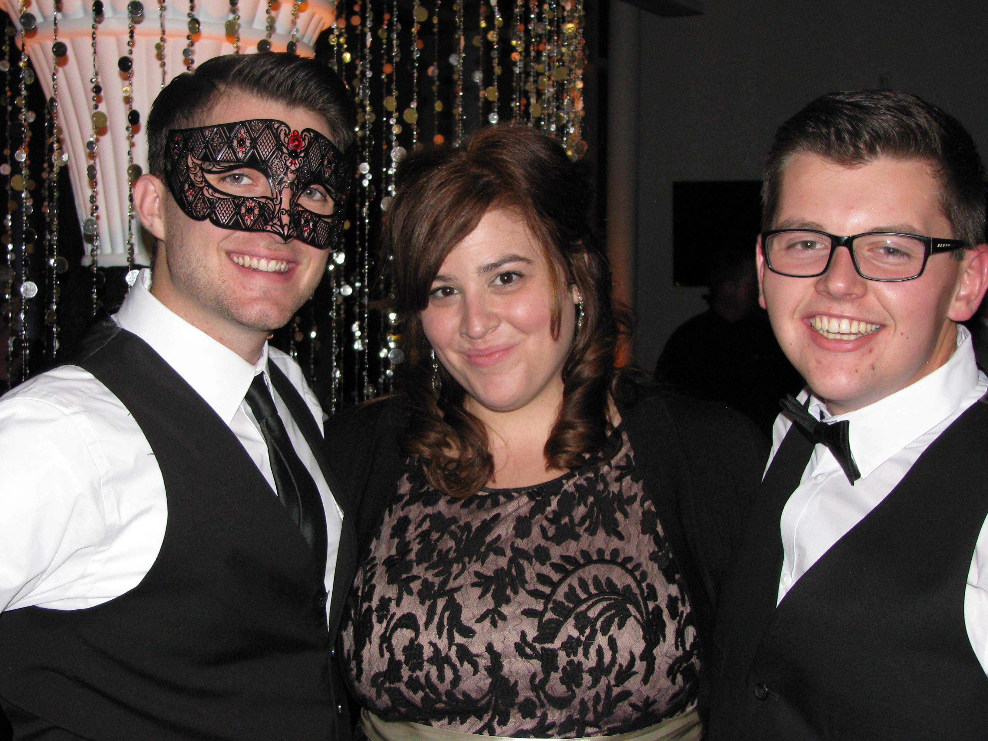 Bill Gurr, left, takes time for a photo with Bobbi Capps and Tyler ...