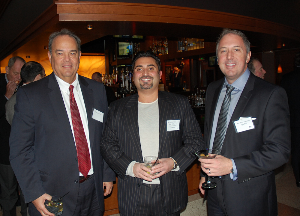 Richard DeWire, left, Gabriel Schwartz, Peter Fucarino