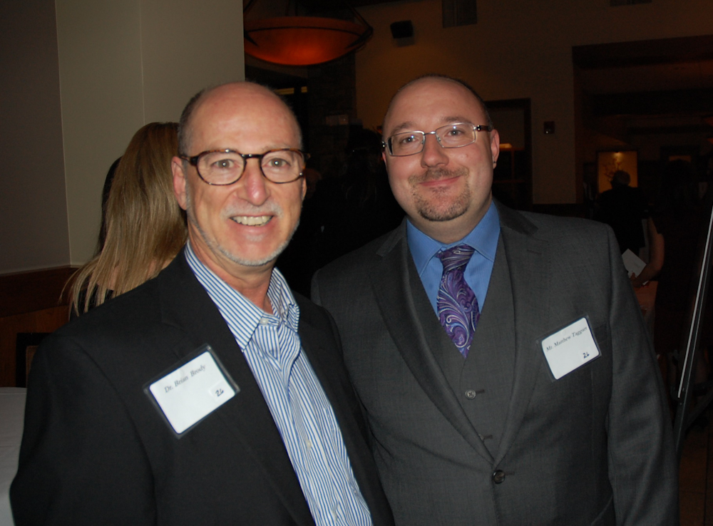 Dr. Brian Brody, left, and Matthew Taggart