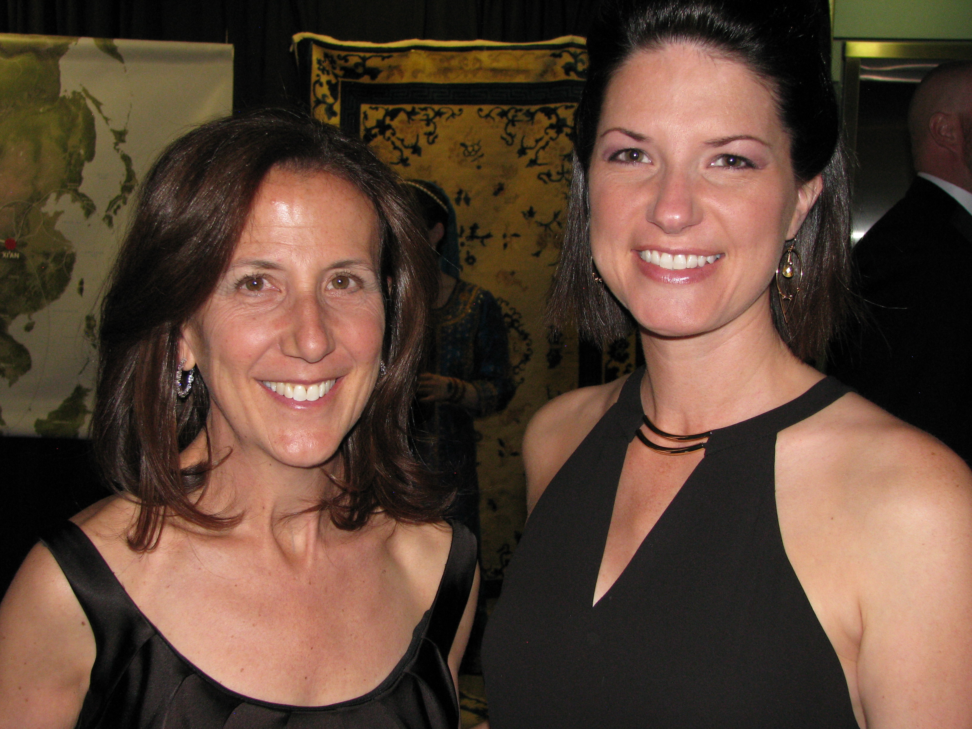 Lovely Smiles From Julie Gart, Left, And Jenny Stith