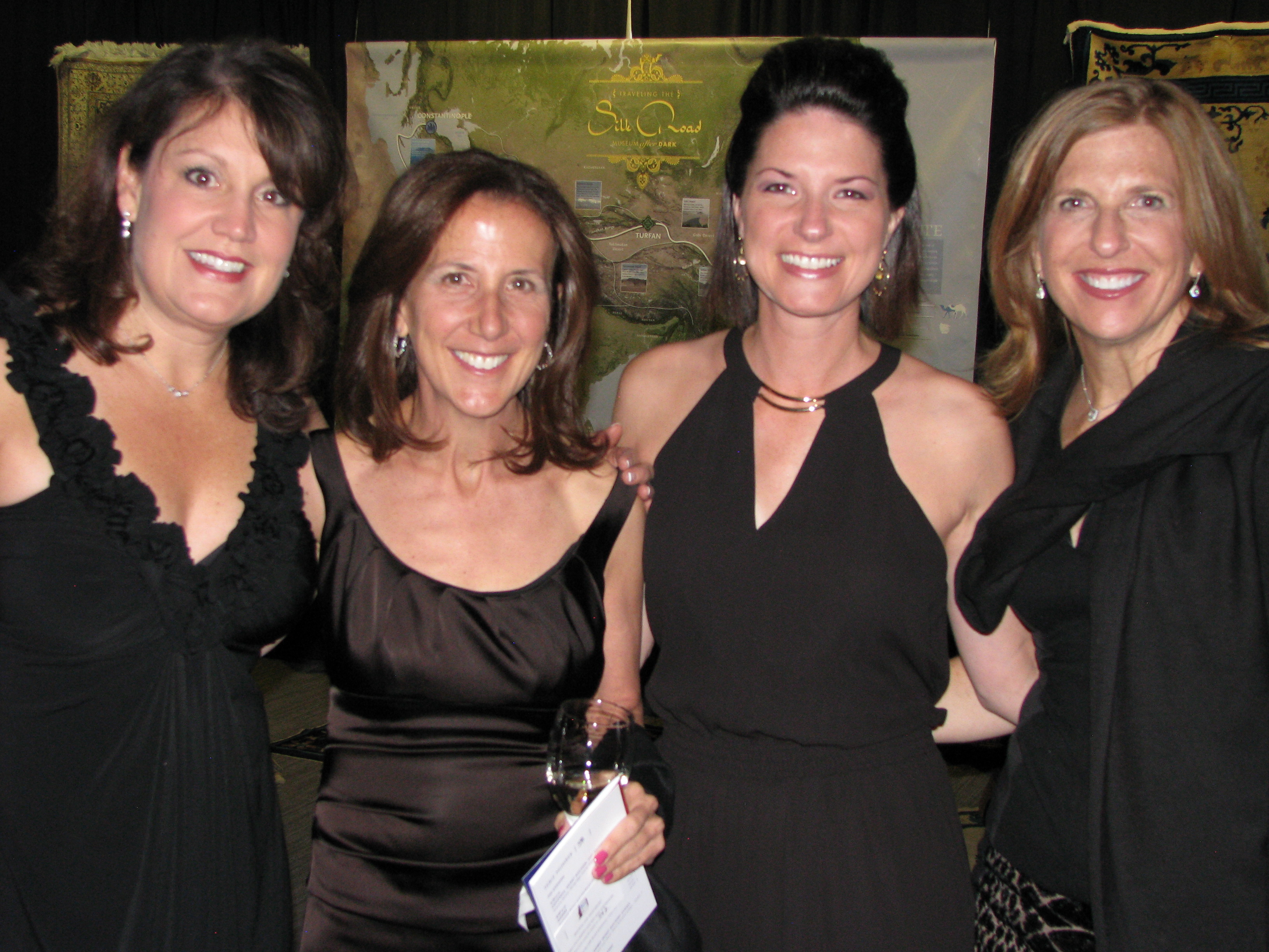 Lisa Biederman, left, with Julie Gart, Jenny Stith and Jodi Eisen