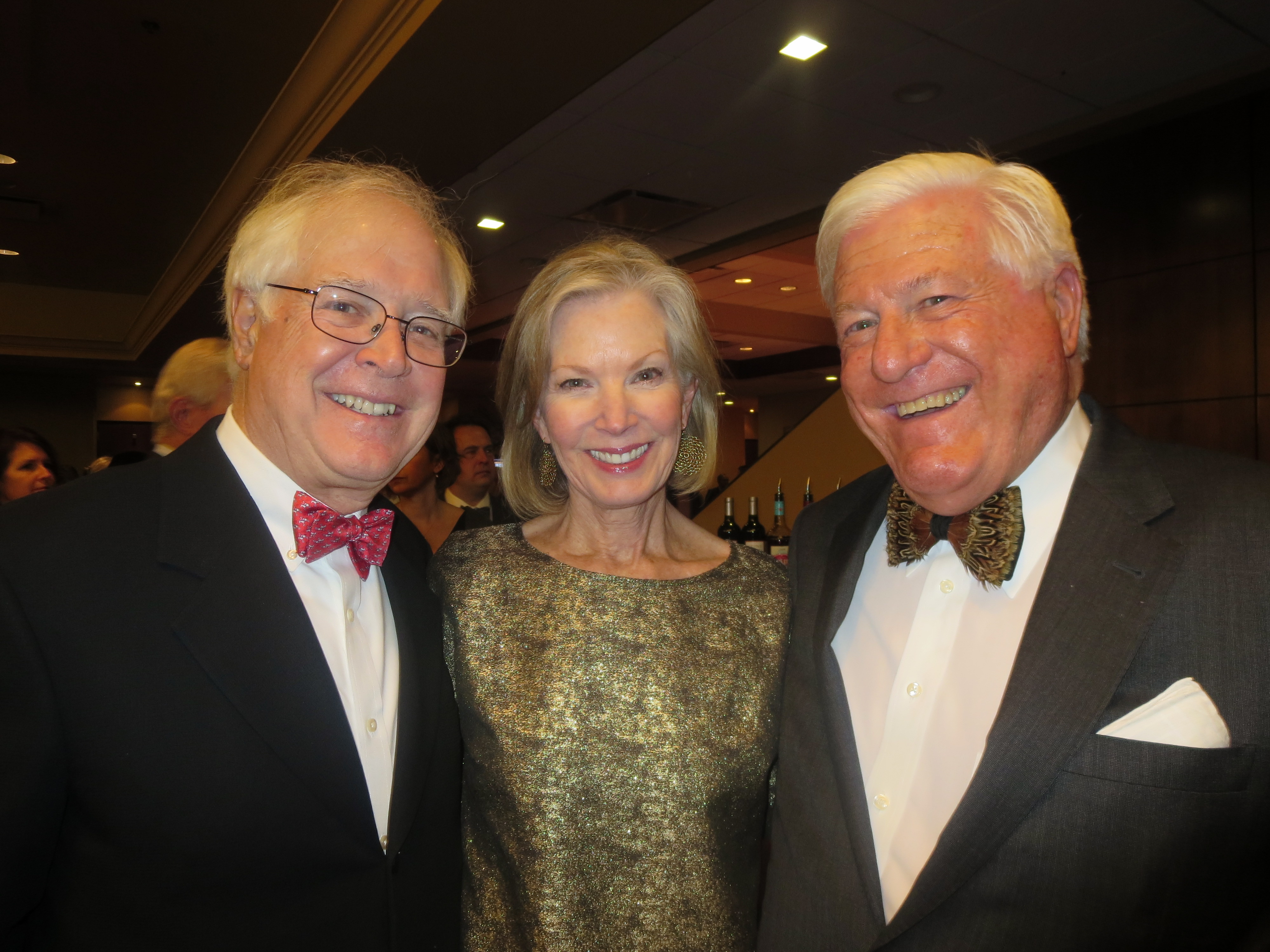 L to R Bob Dalton, Mary Osborn, Randy Lortschser