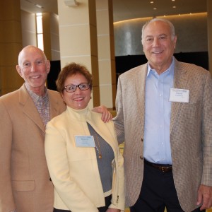 Daniel Sturman, left, Matt Weiss, Sam Zaitz (one of the event co-chairs ...