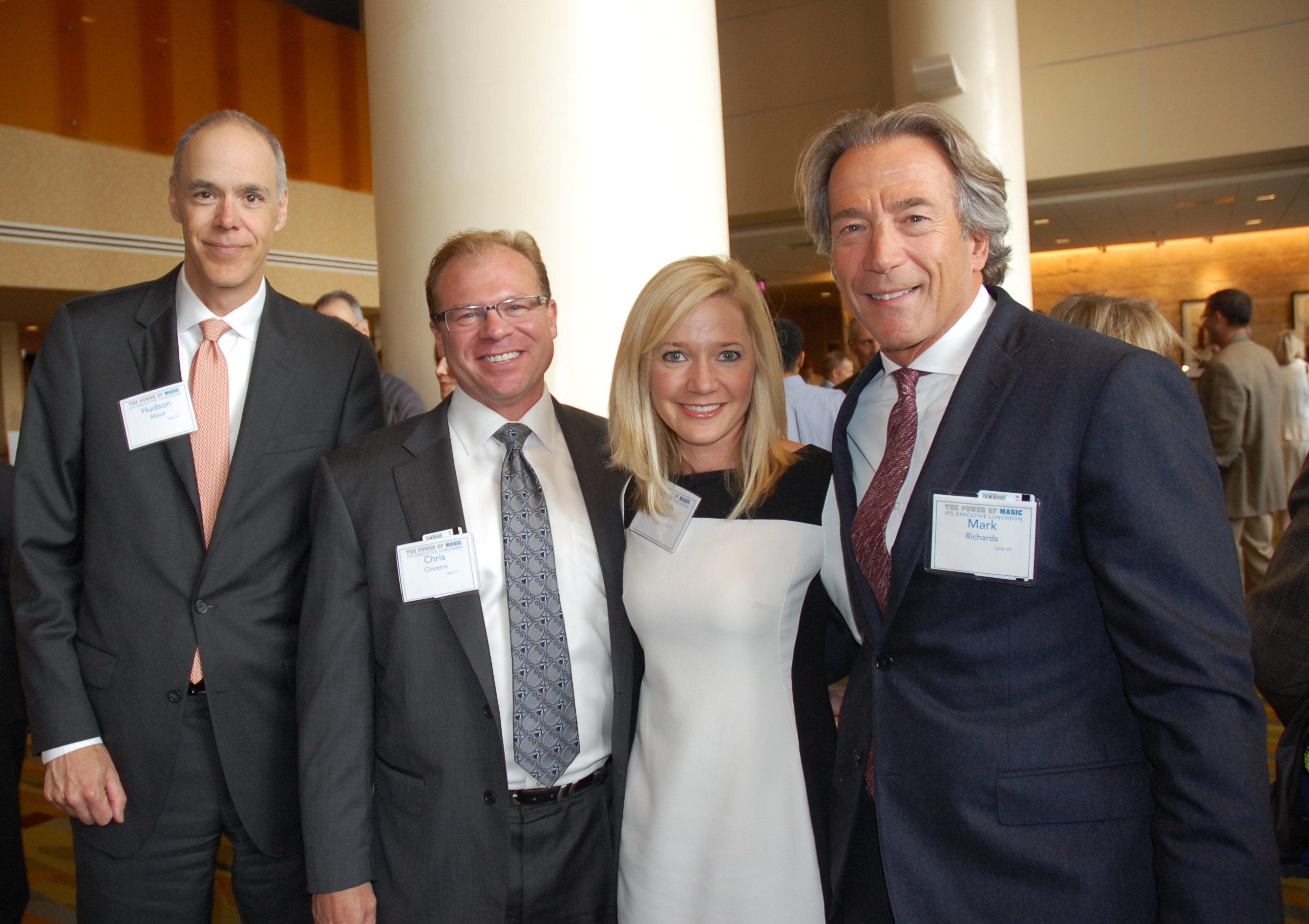 Hudson Mead, left, Chris Cincerra, Sarah Burney and Mark Richards