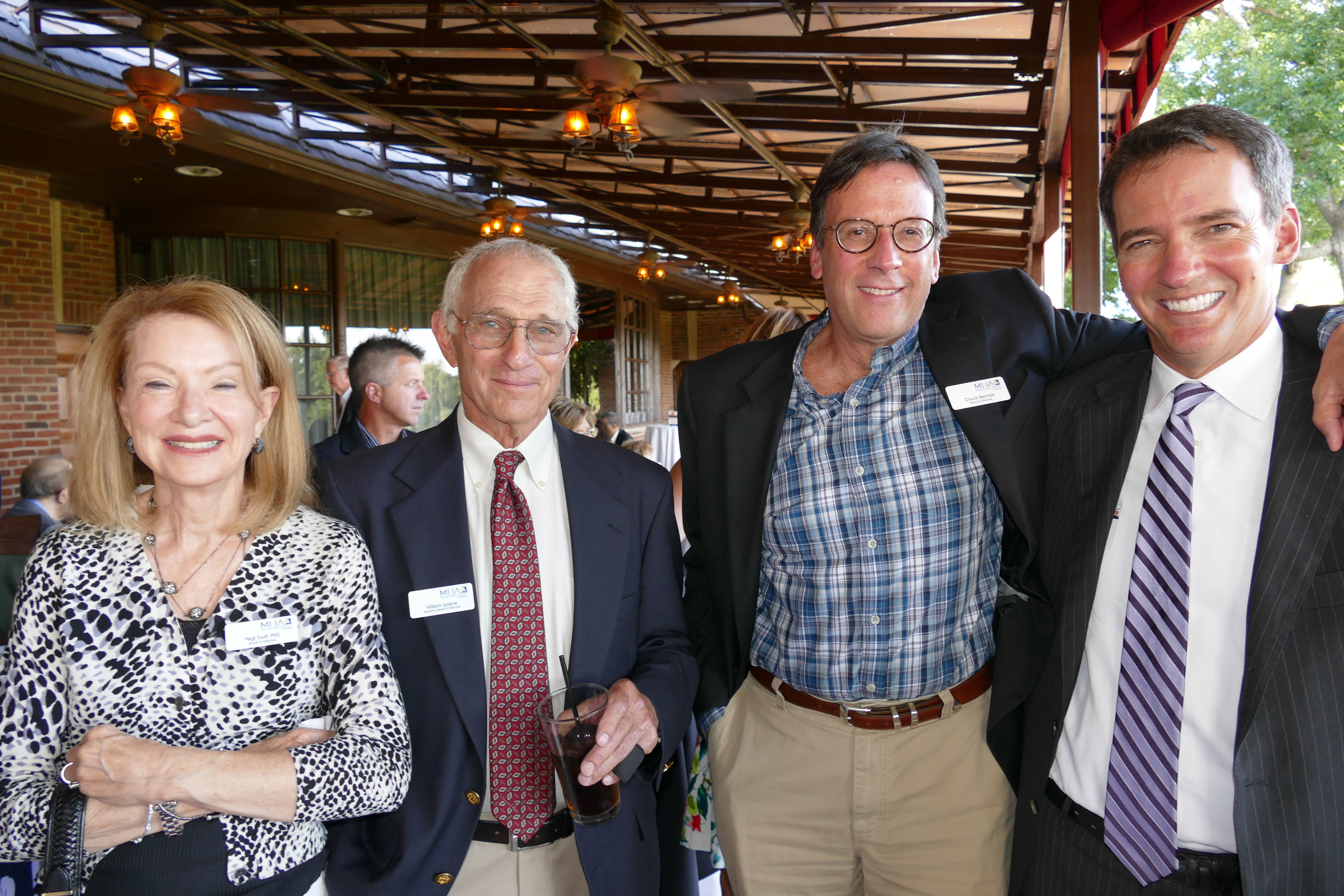 Dr. Pegi Touff, Bill Saslow and Chuck Reyman