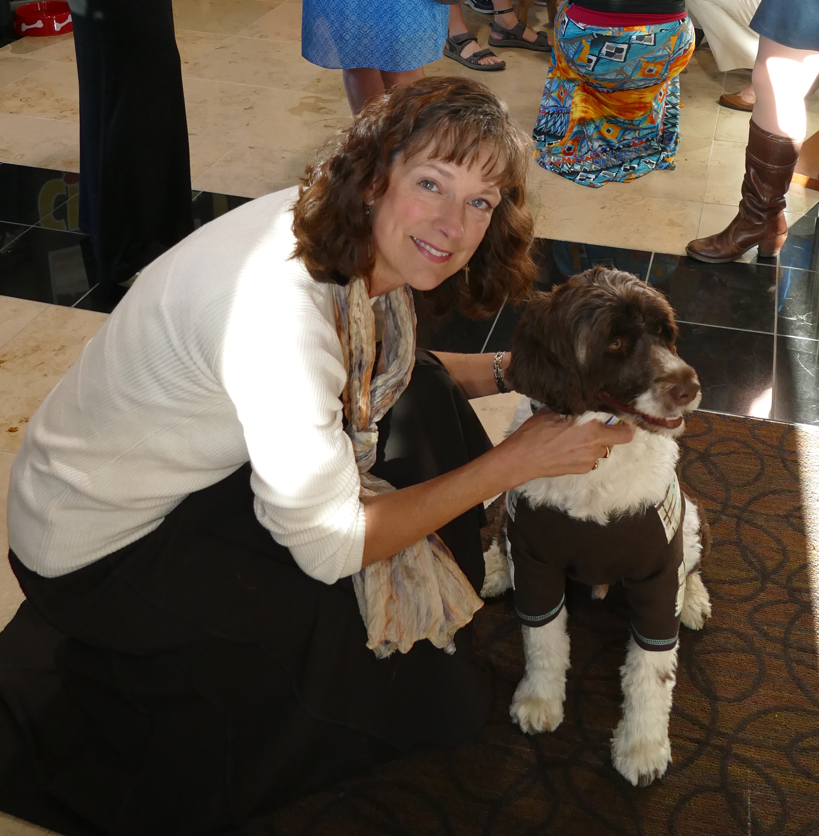 Dr. Peggy Kelley with Jaxon