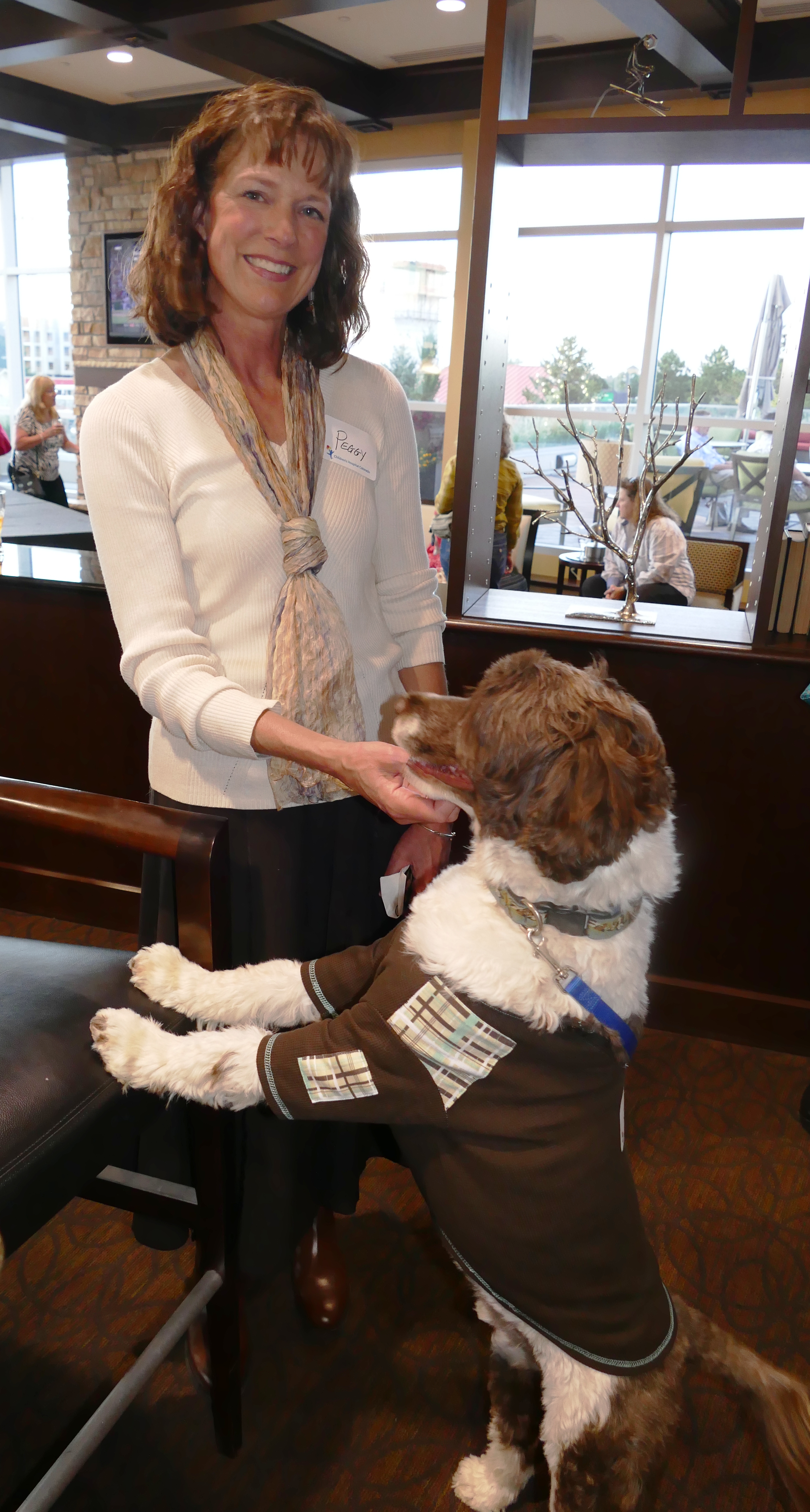 Dr. Peggy Kelley and Jaxon