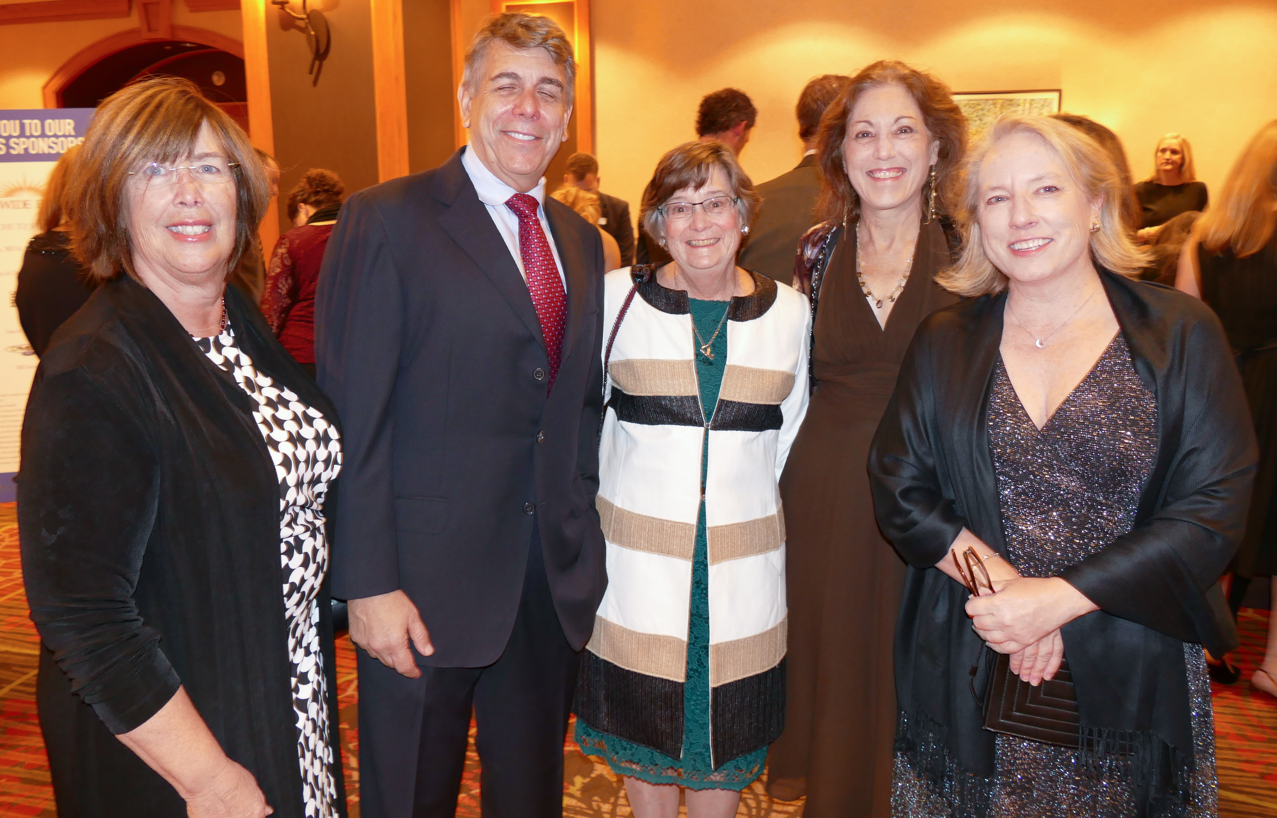 Mimi and Sal Tripodi, left, Mary Beth Buescher (event co-chair), Teresa ...