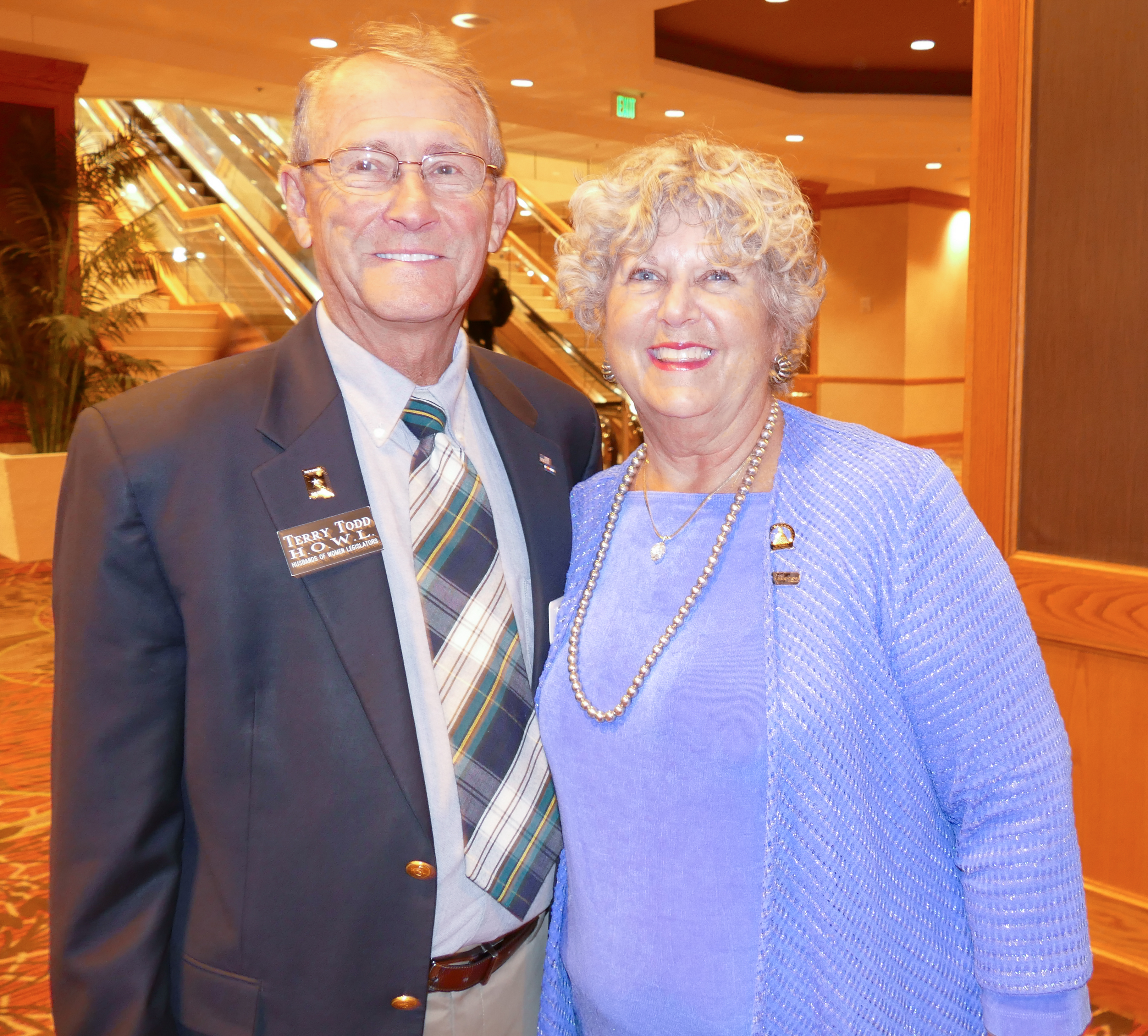 Terry Todd and Senator Nancy Todd