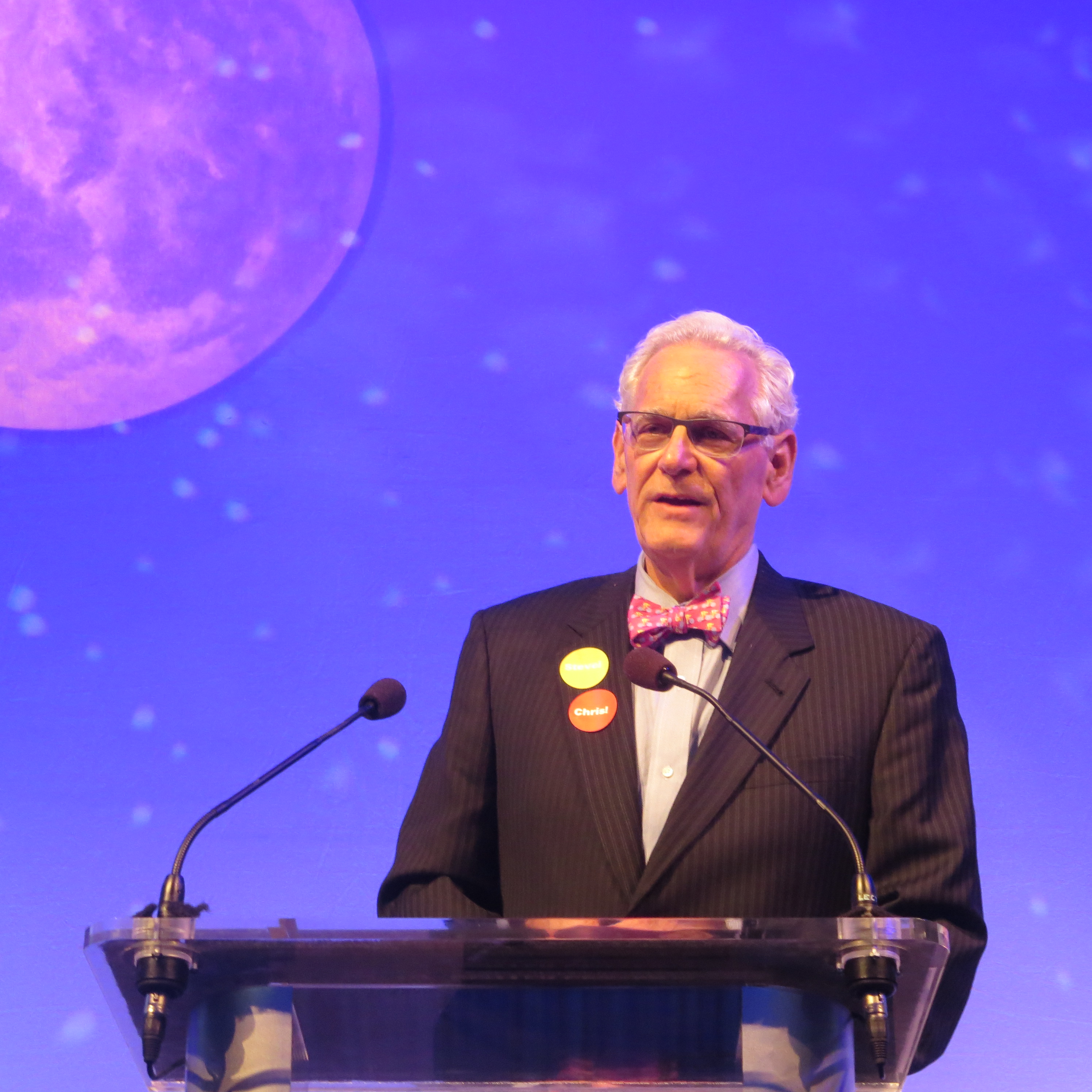 Dr. Stephen Berman accepting the Lifetime Achievement Award