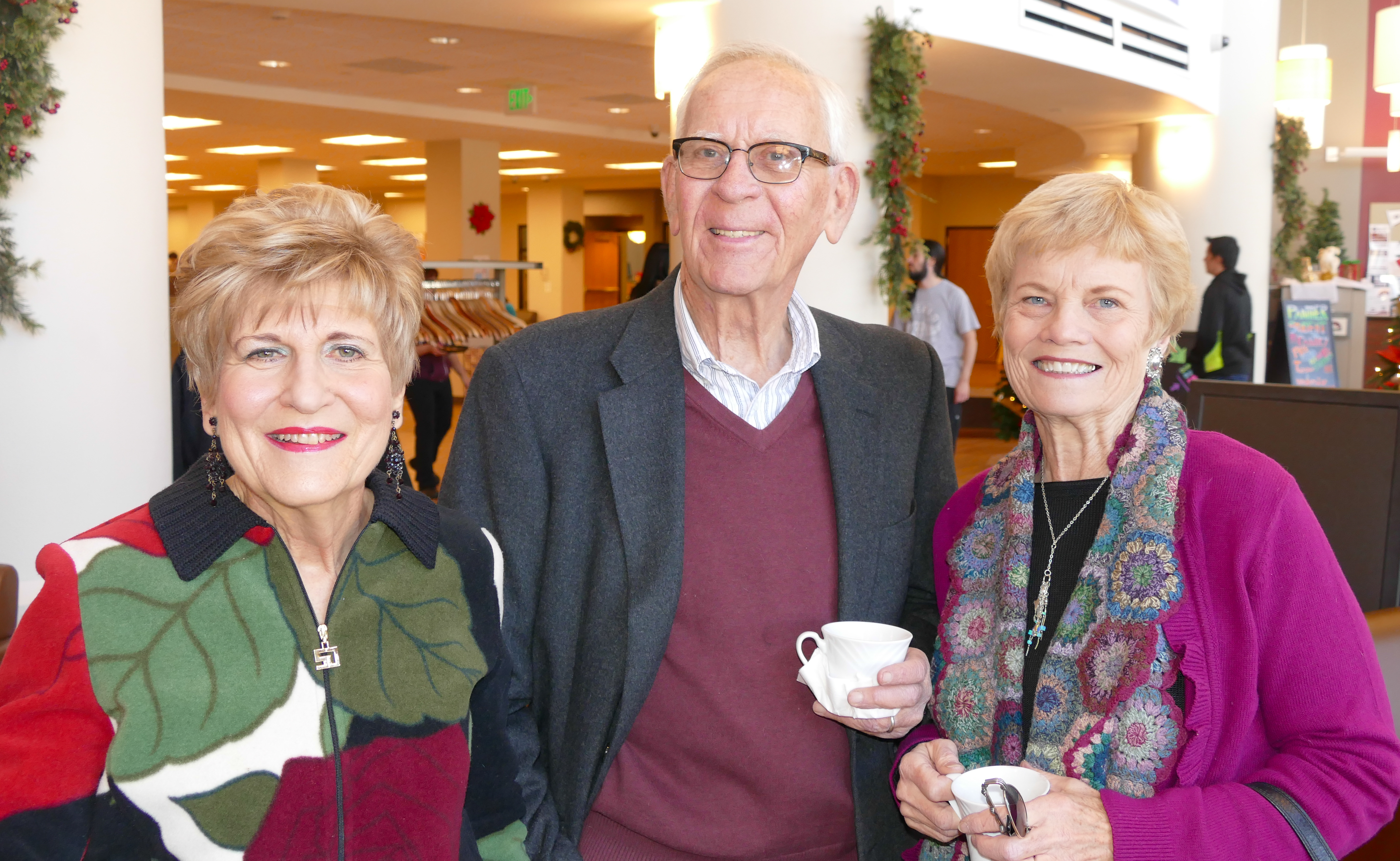 Sandy Stein, left, Jack and Donna Ward